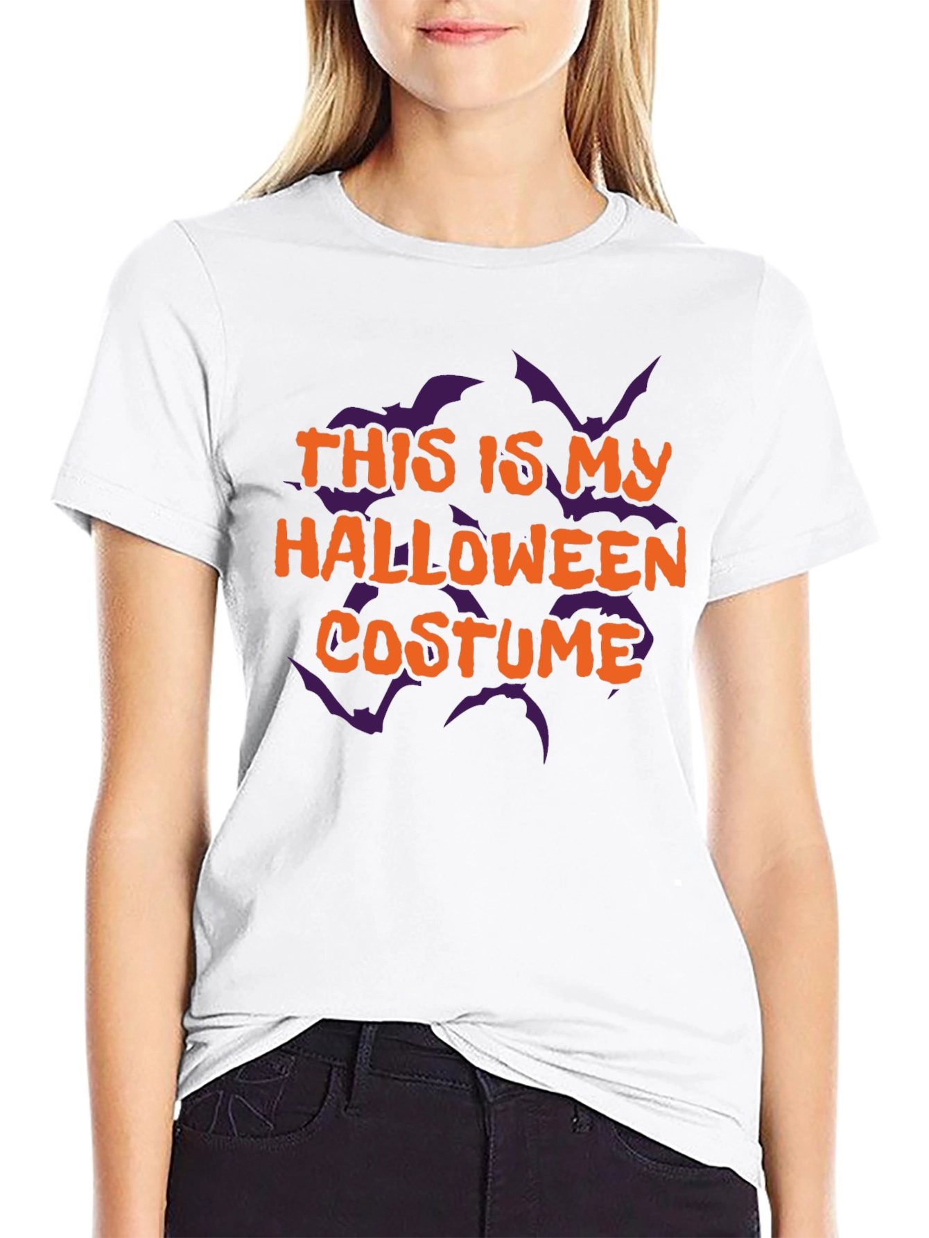 Halloween Costume T-Shirt - Spooky Bat Design