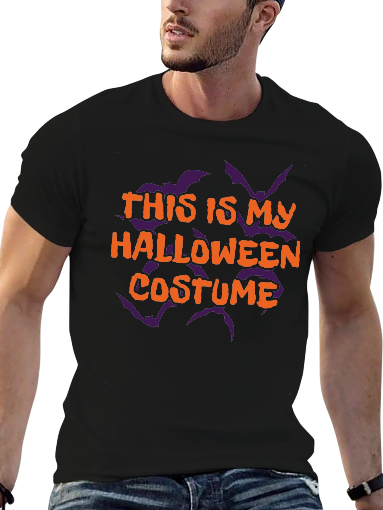 Halloween Costume T-Shirt - Spooky Bat Design