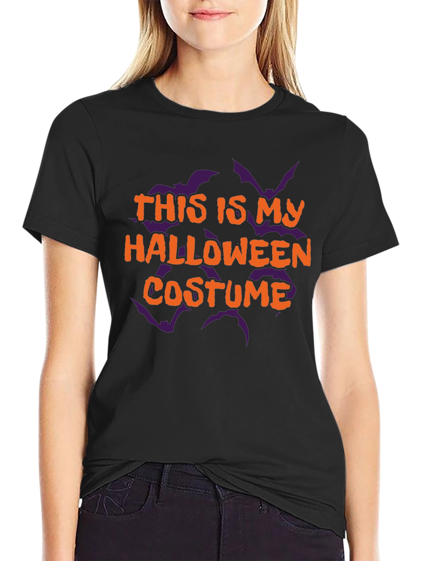 Halloween Costume T-Shirt - Spooky Bat Design