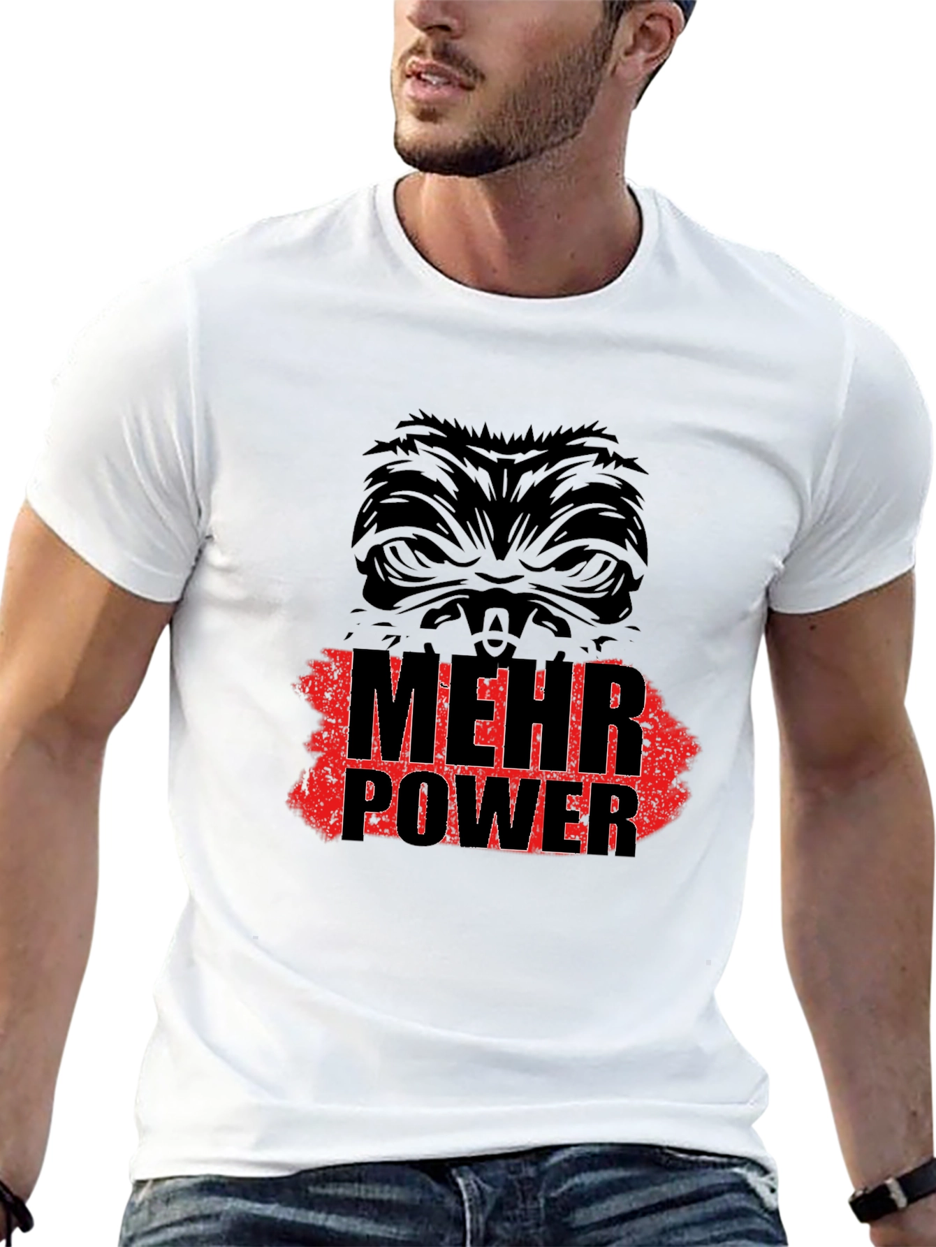 Mehr Power Black Gorilla Graphic Tee