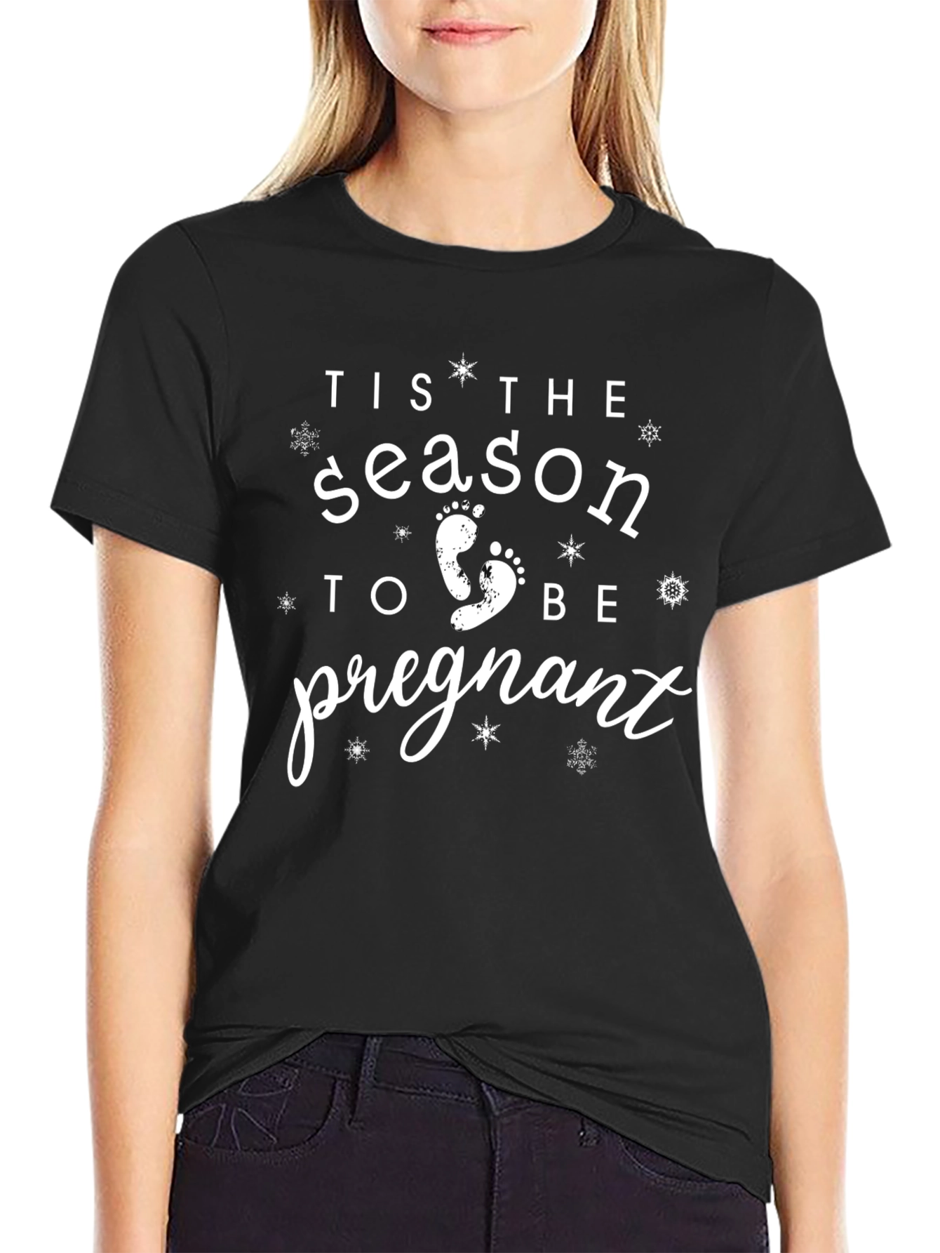 Tis The Season To Be Pregnant T-Shirt