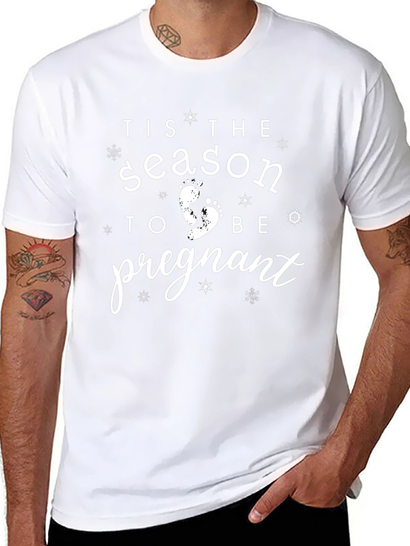 Tis The Season To Be Pregnant T-Shirt