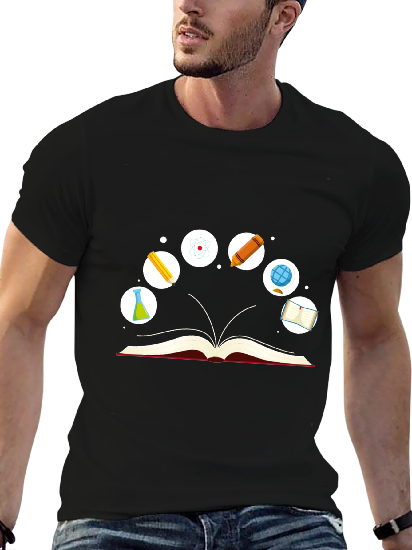 Science Book Graphic T-Shirt