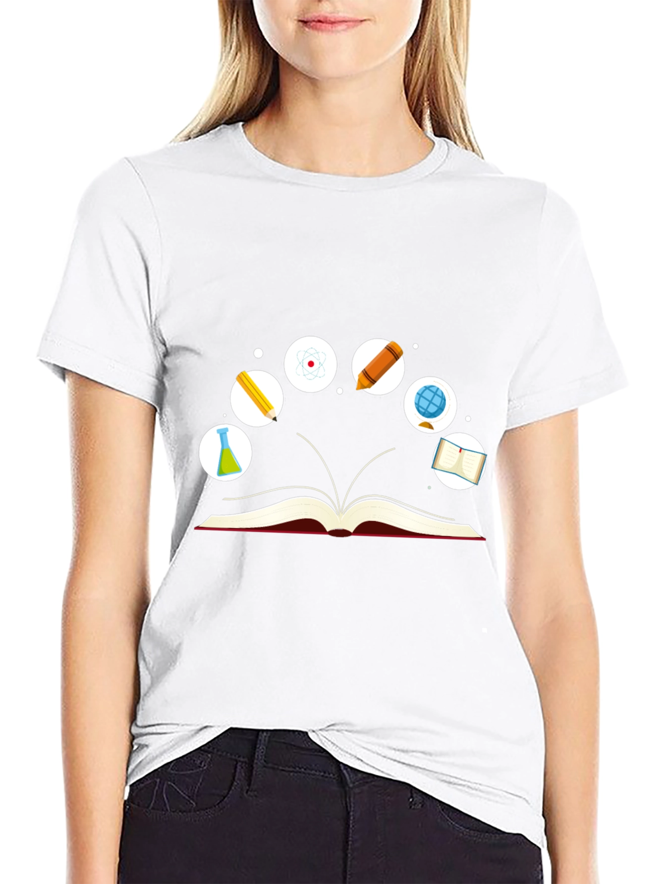 Science Book Graphic T-Shirt