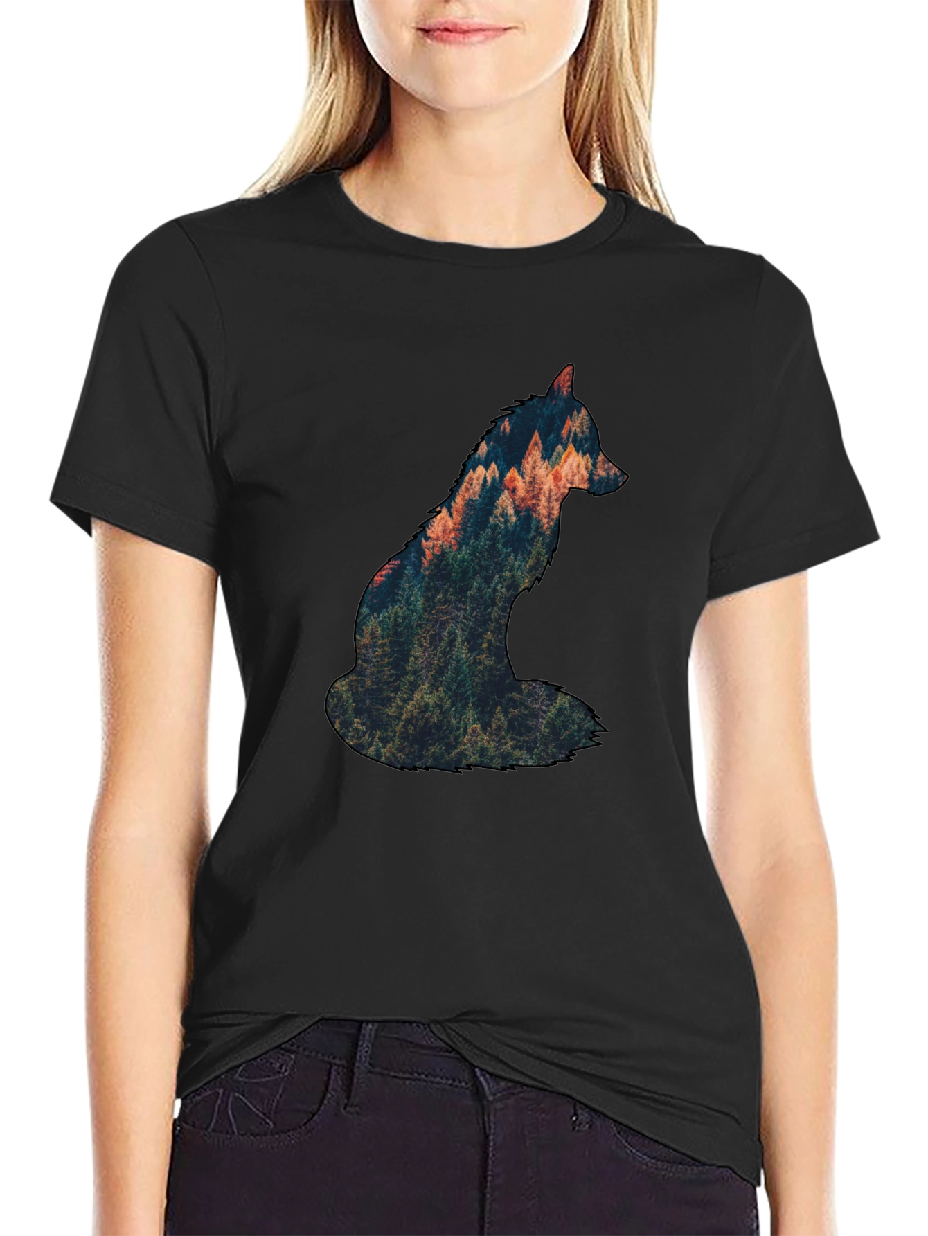 Nature Fox Graphic T-Shirt