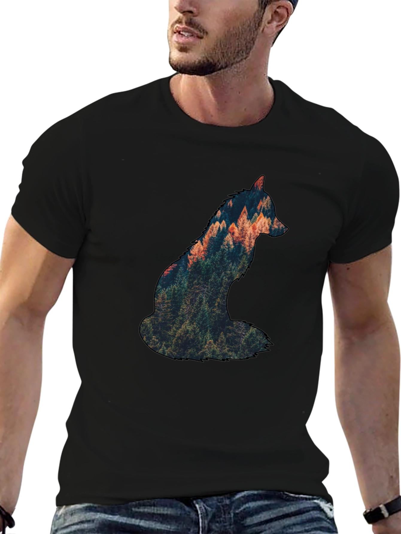 Nature Fox Graphic T-Shirt
