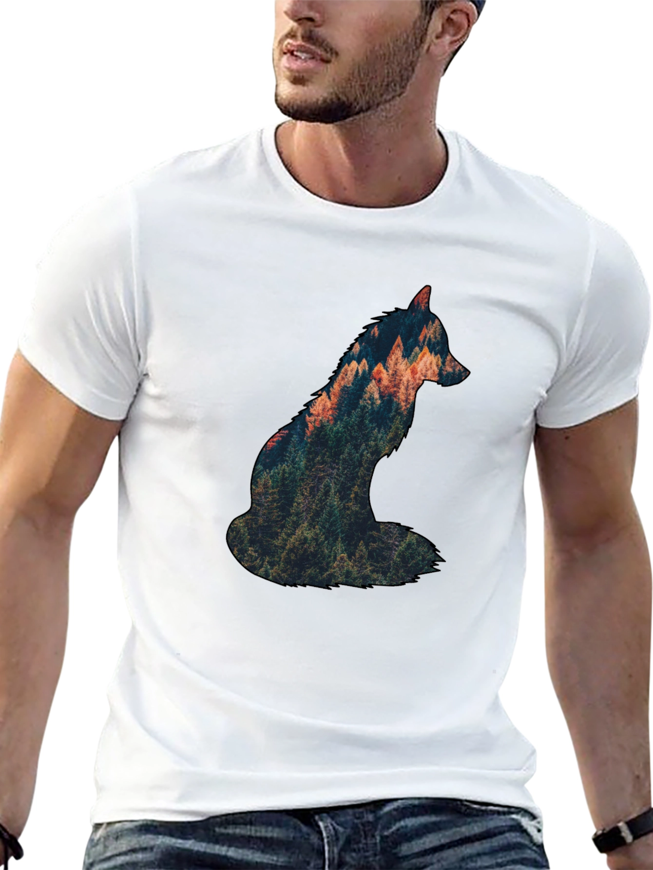 Nature Fox Graphic T-Shirt