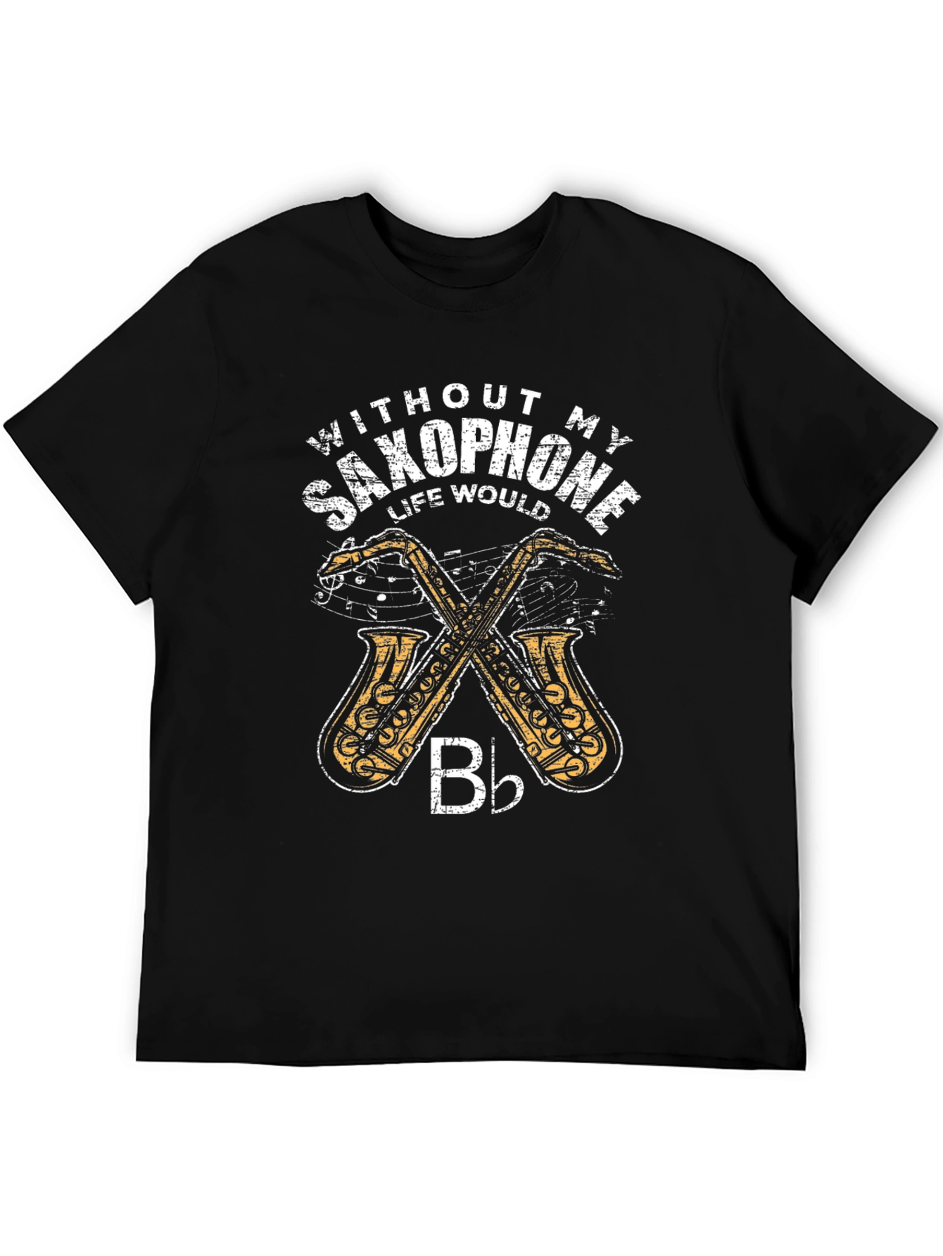 Saxophone Music T-Shirt - Band Instrument Tee