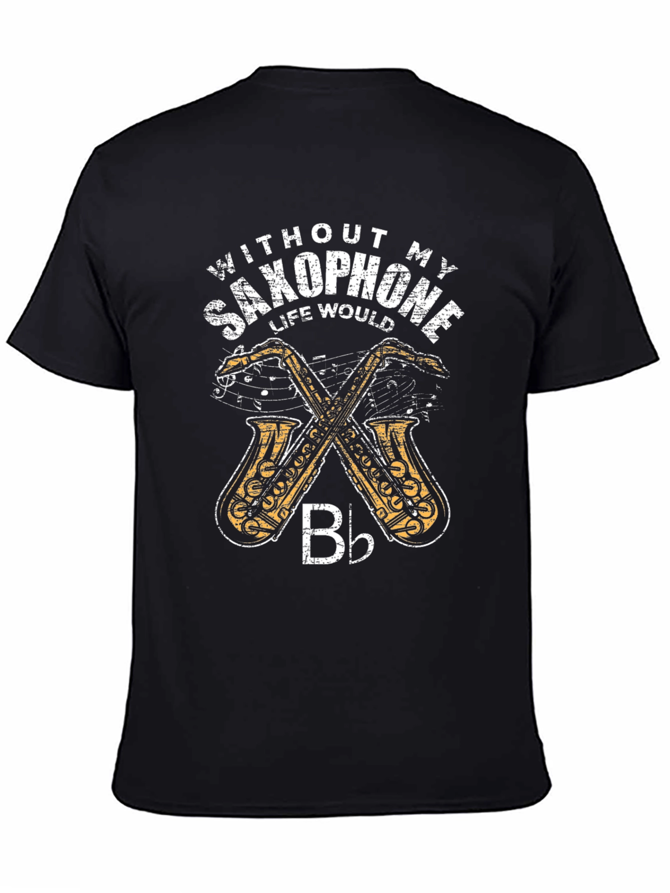 Saxophone Music T-Shirt - Band Instrument Tee
