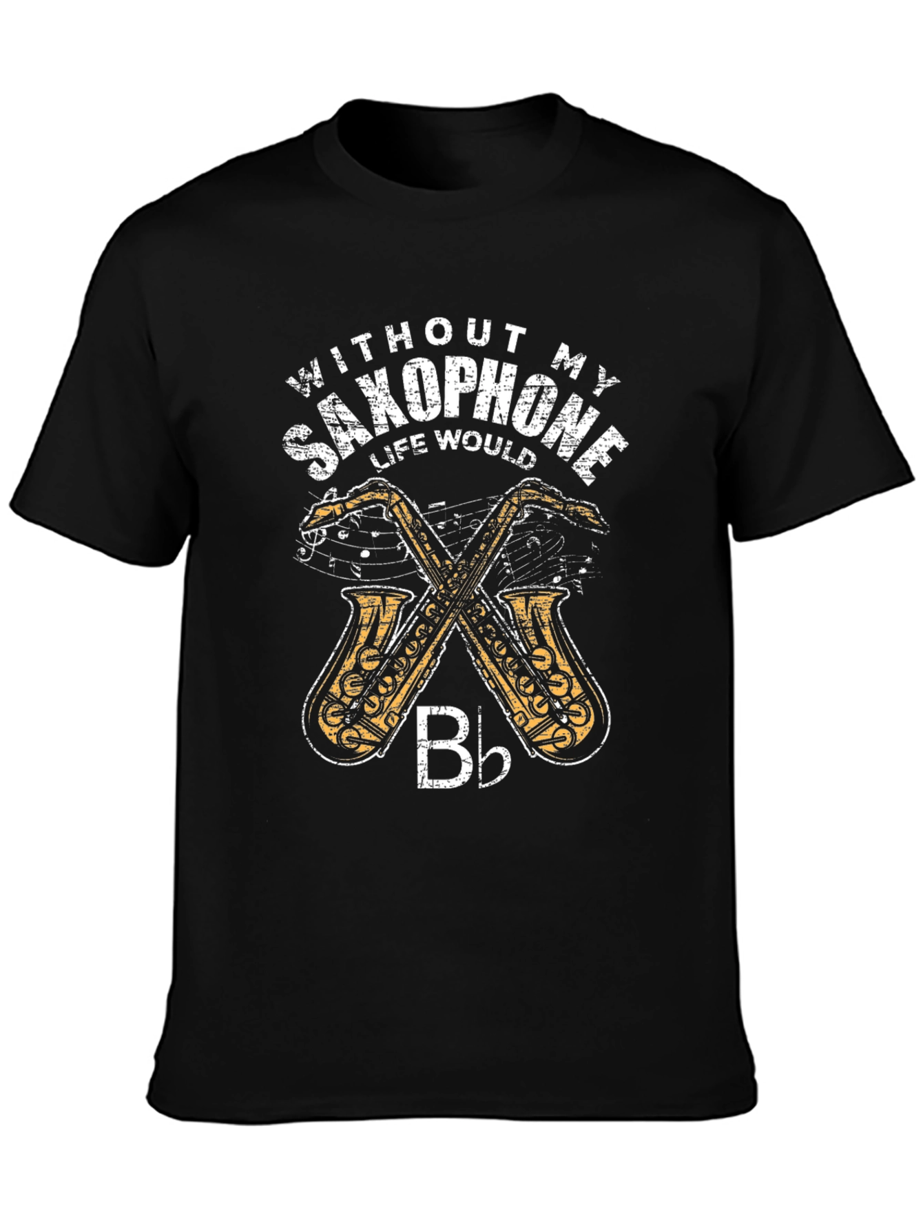 Saxophone Music T-Shirt - Band Instrument Tee