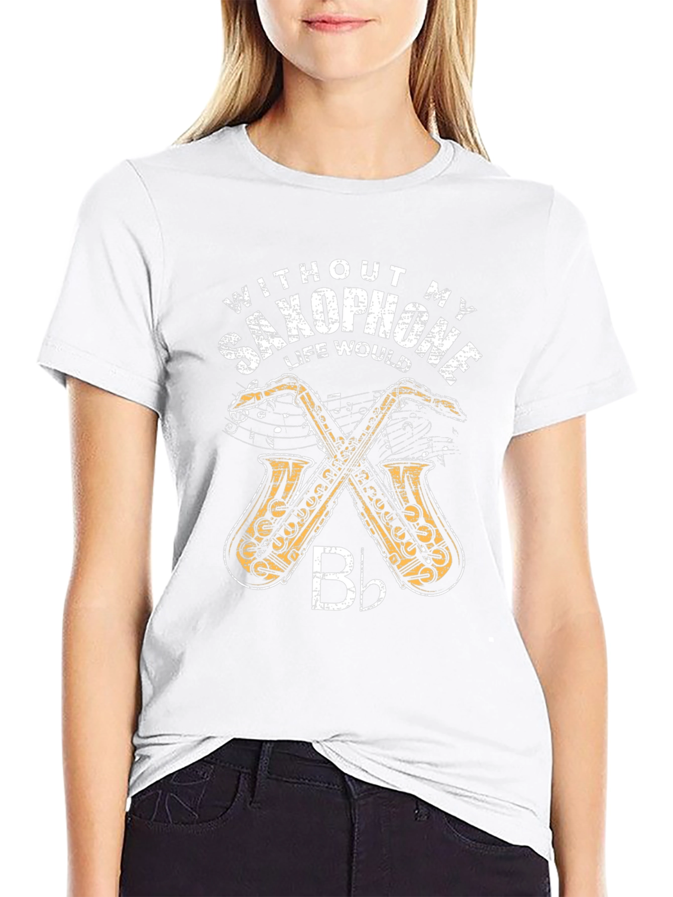 Saxophone Music T-Shirt - Band Instrument Tee