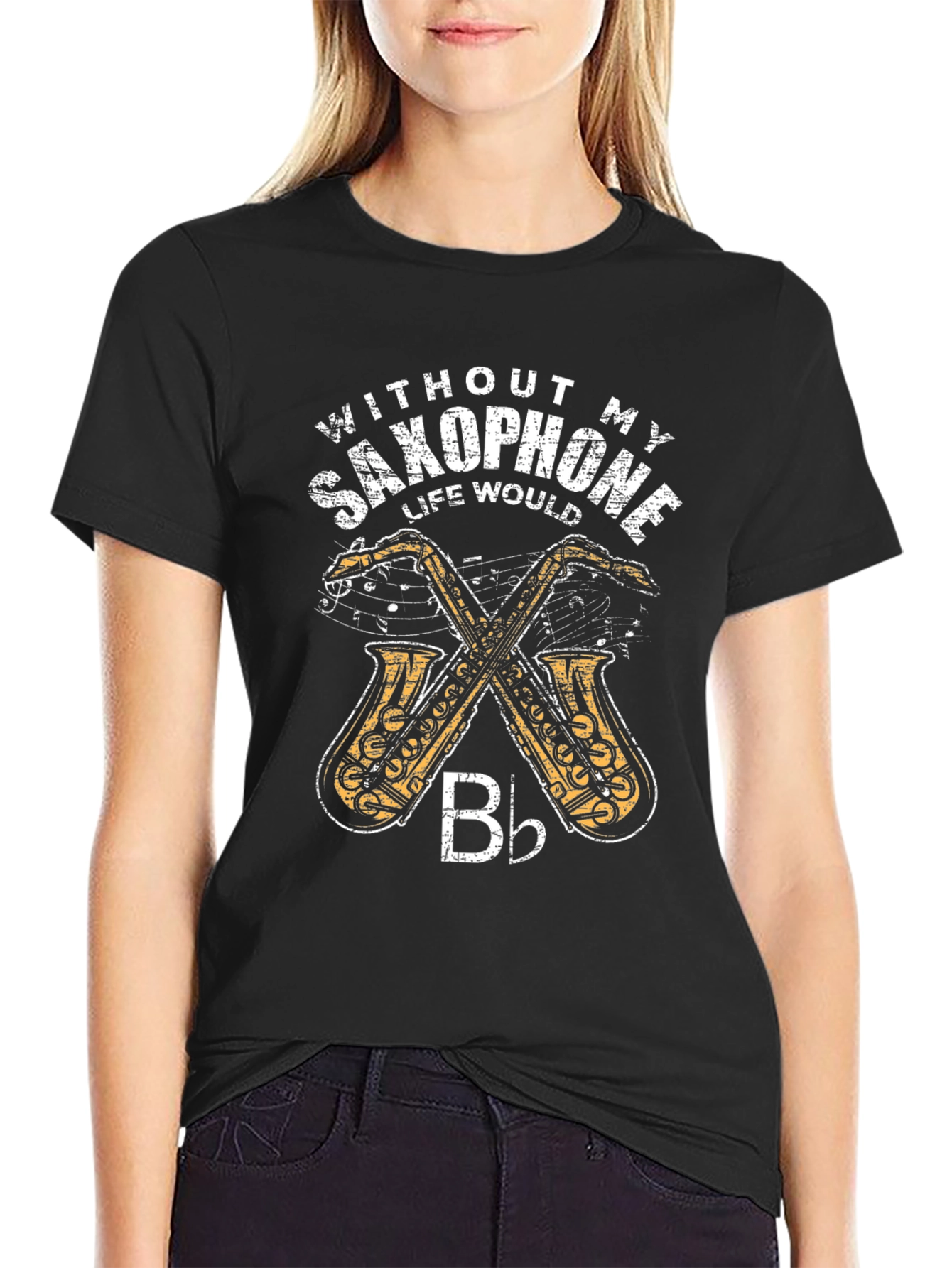 Saxophone Music T-Shirt - Band Instrument Tee