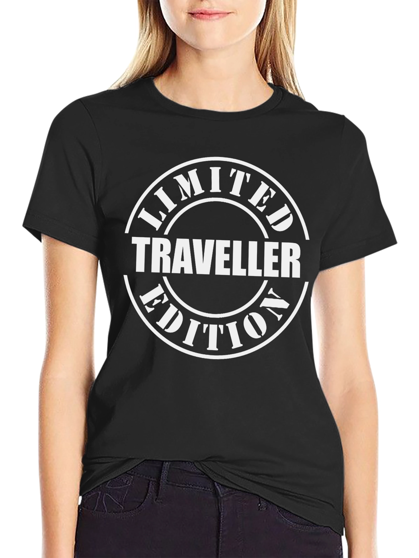 Limited Traveller Edition Black Graphic T-Shirt