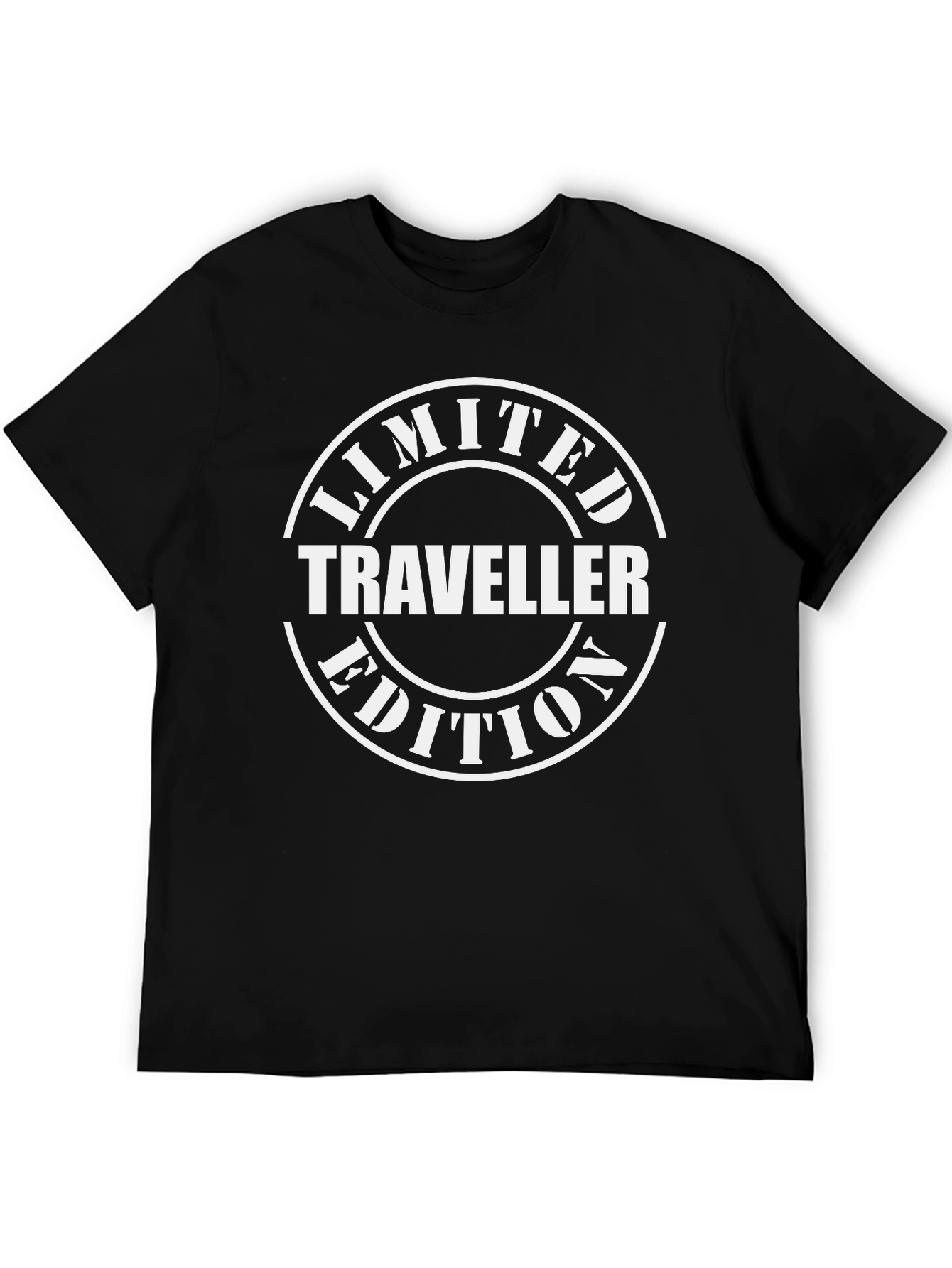 Limited Traveller Edition Black Graphic T-Shirt