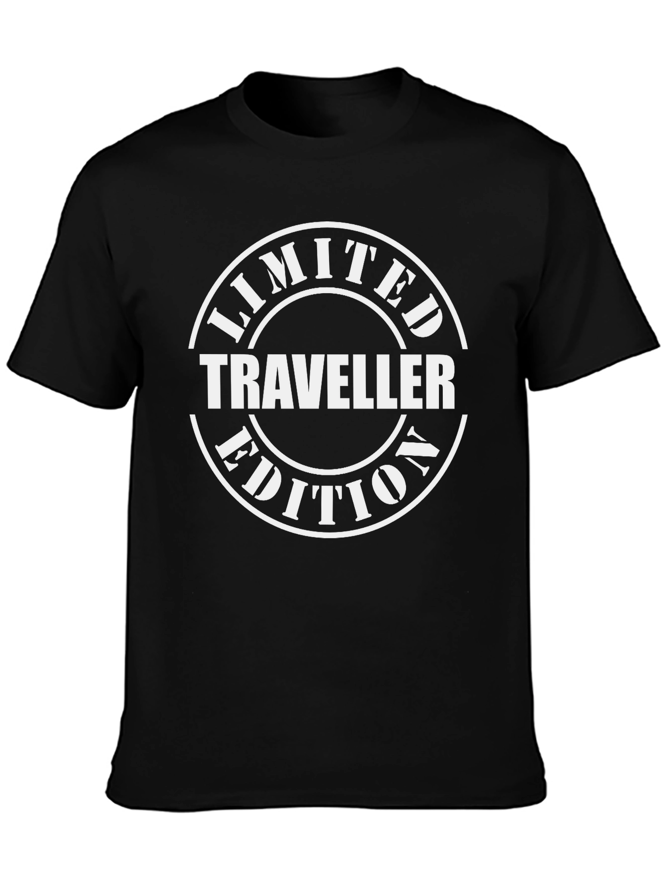Limited Traveller Edition Black Graphic T-Shirt