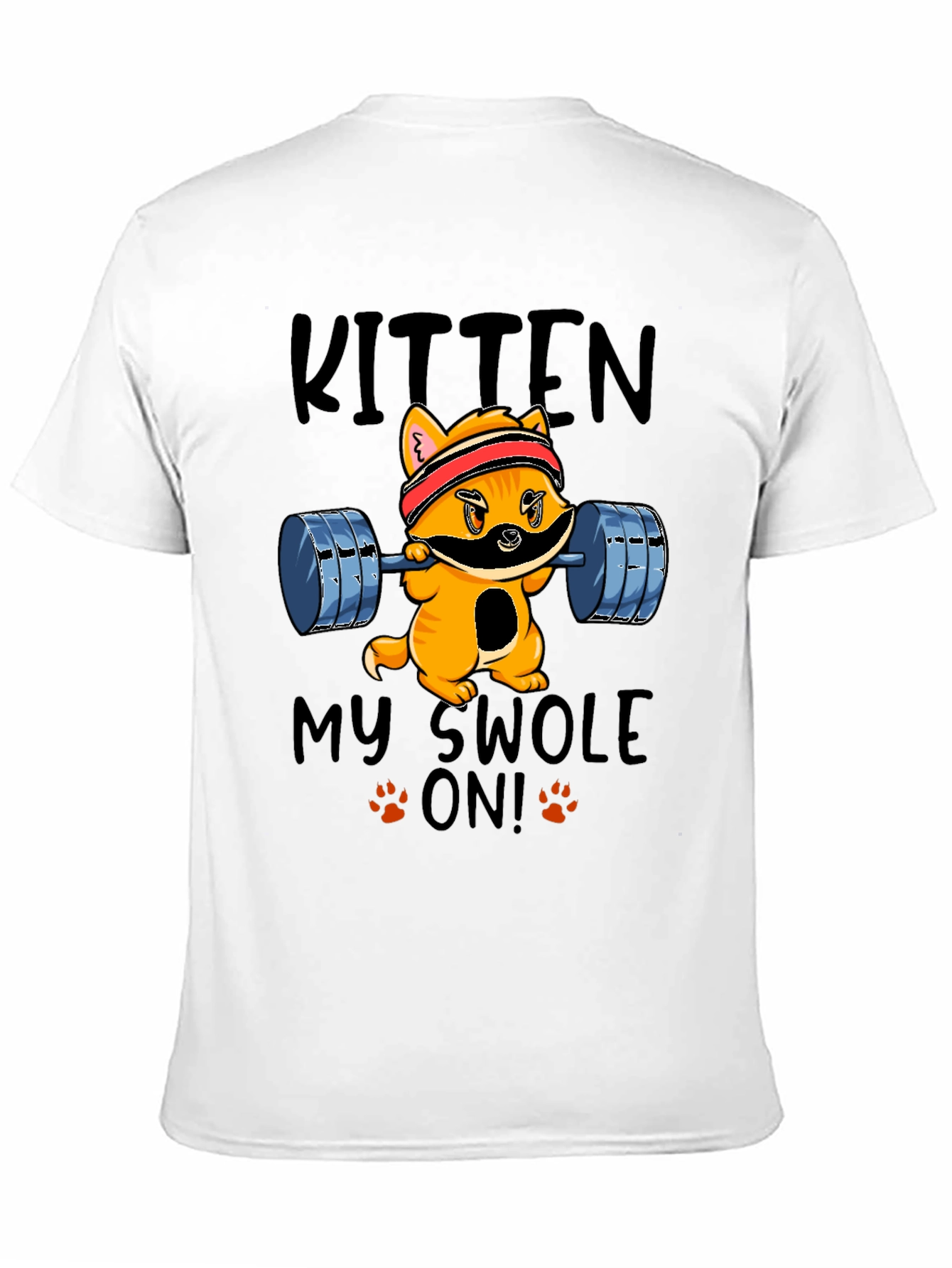 Kitten My Swole On! Gym Cat T-Shirt