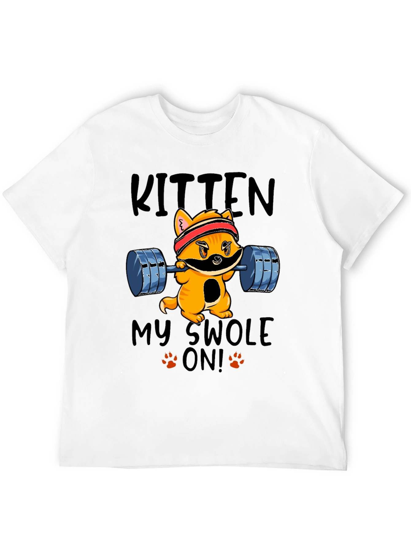 Kitten My Swole On! Gym Cat T-Shirt