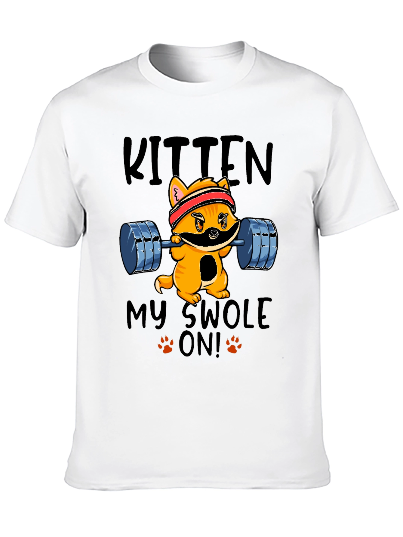Kitten My Swole On! Gym Cat T-Shirt