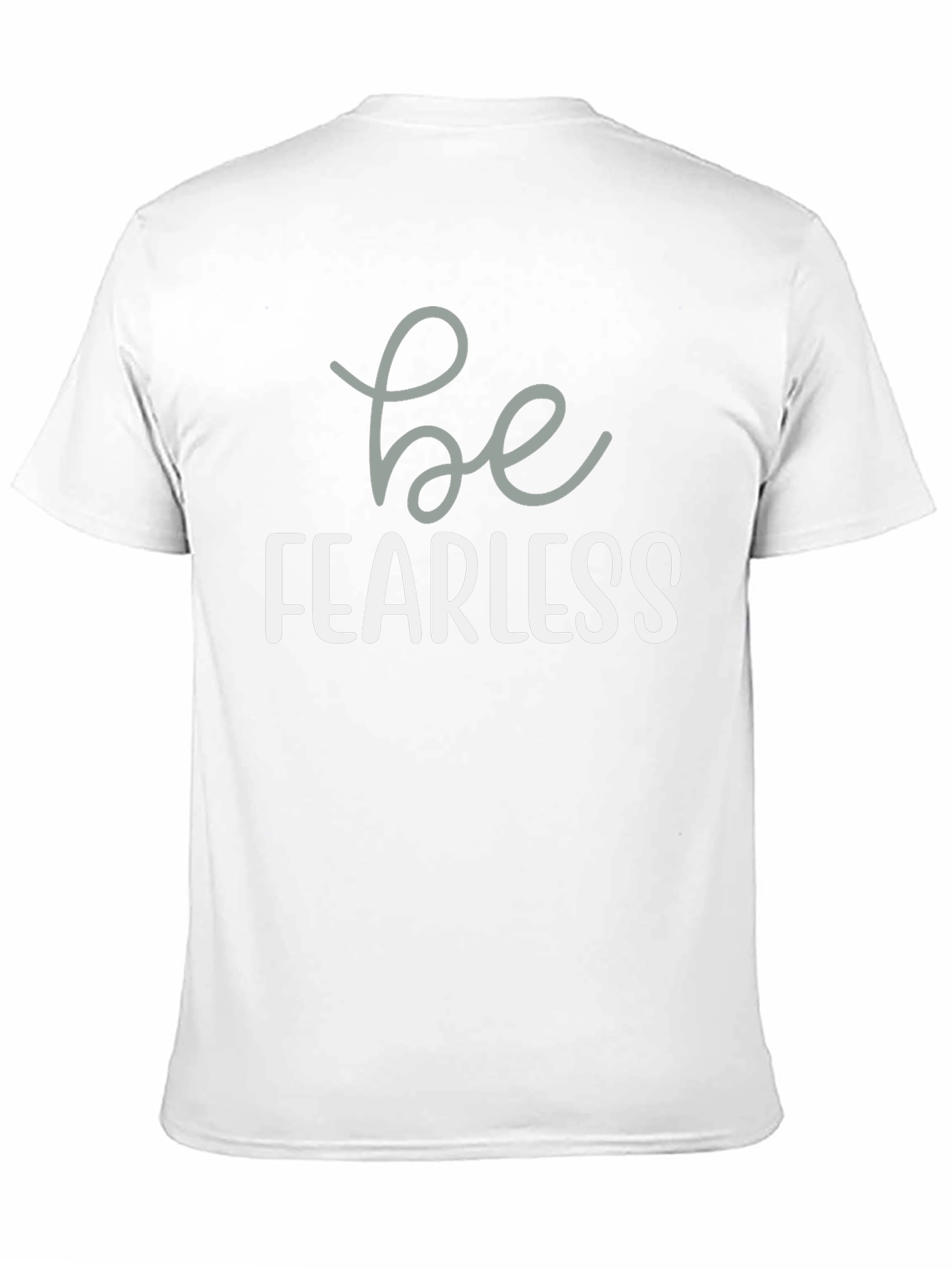 Be Fearless Graphic Tee - Mens Black Crewneck T-Shirt