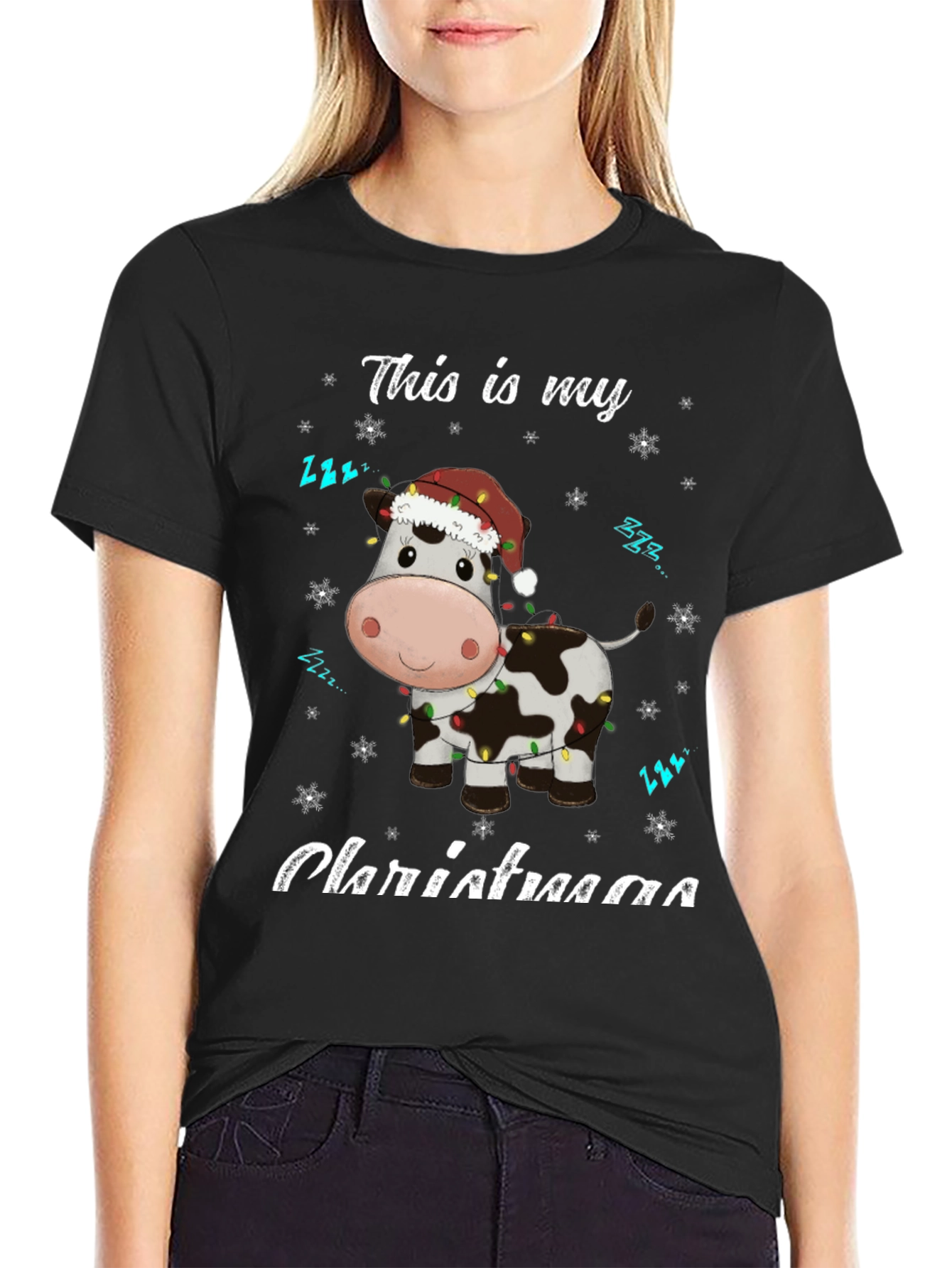 Christmas Cow T-Shirt