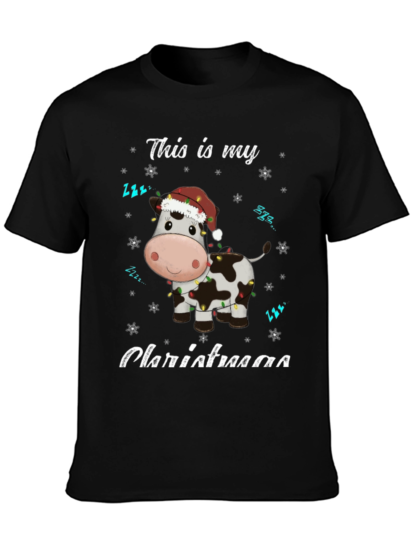 Christmas Cow T-Shirt
