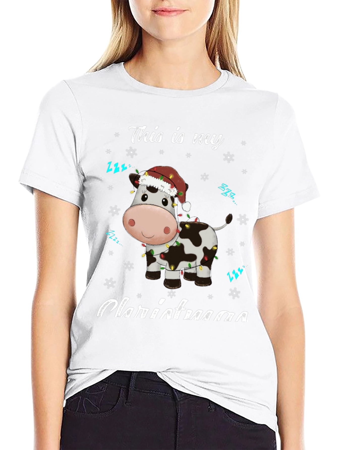 Christmas Cow T-Shirt