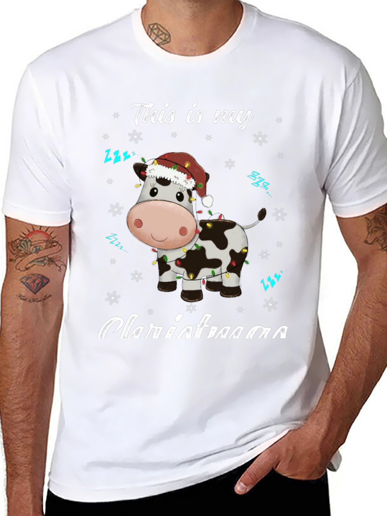 Christmas Cow T-Shirt