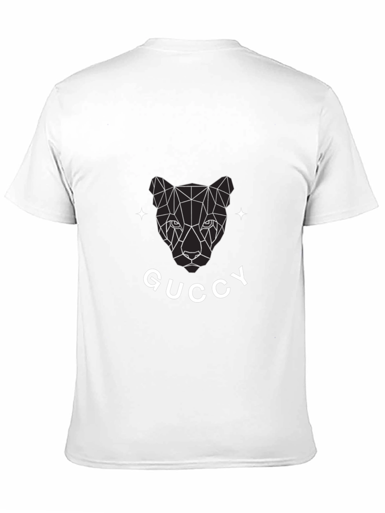 Geometric Panther Graphic T-Shirt