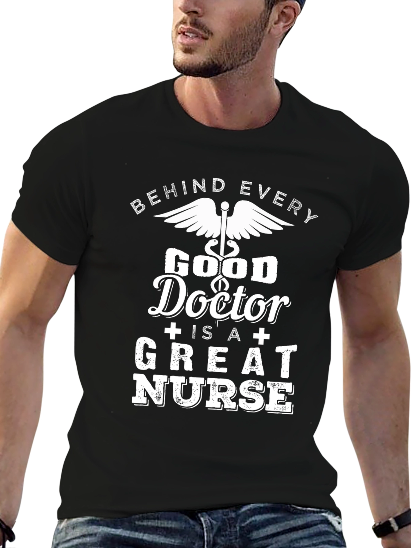 Good Doctor Great Nurse Black T-Shirt