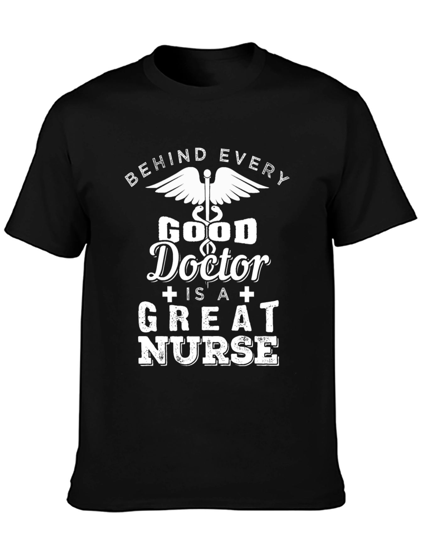 Good Doctor Great Nurse Black T-Shirt