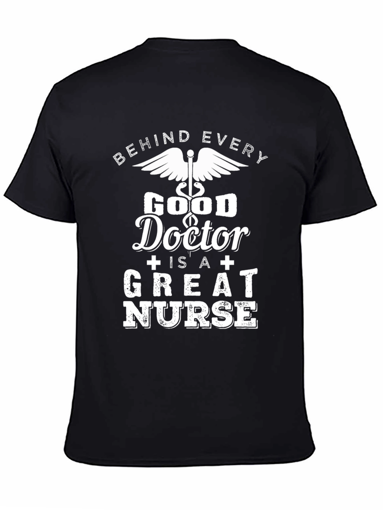 Good Doctor Great Nurse Black T-Shirt