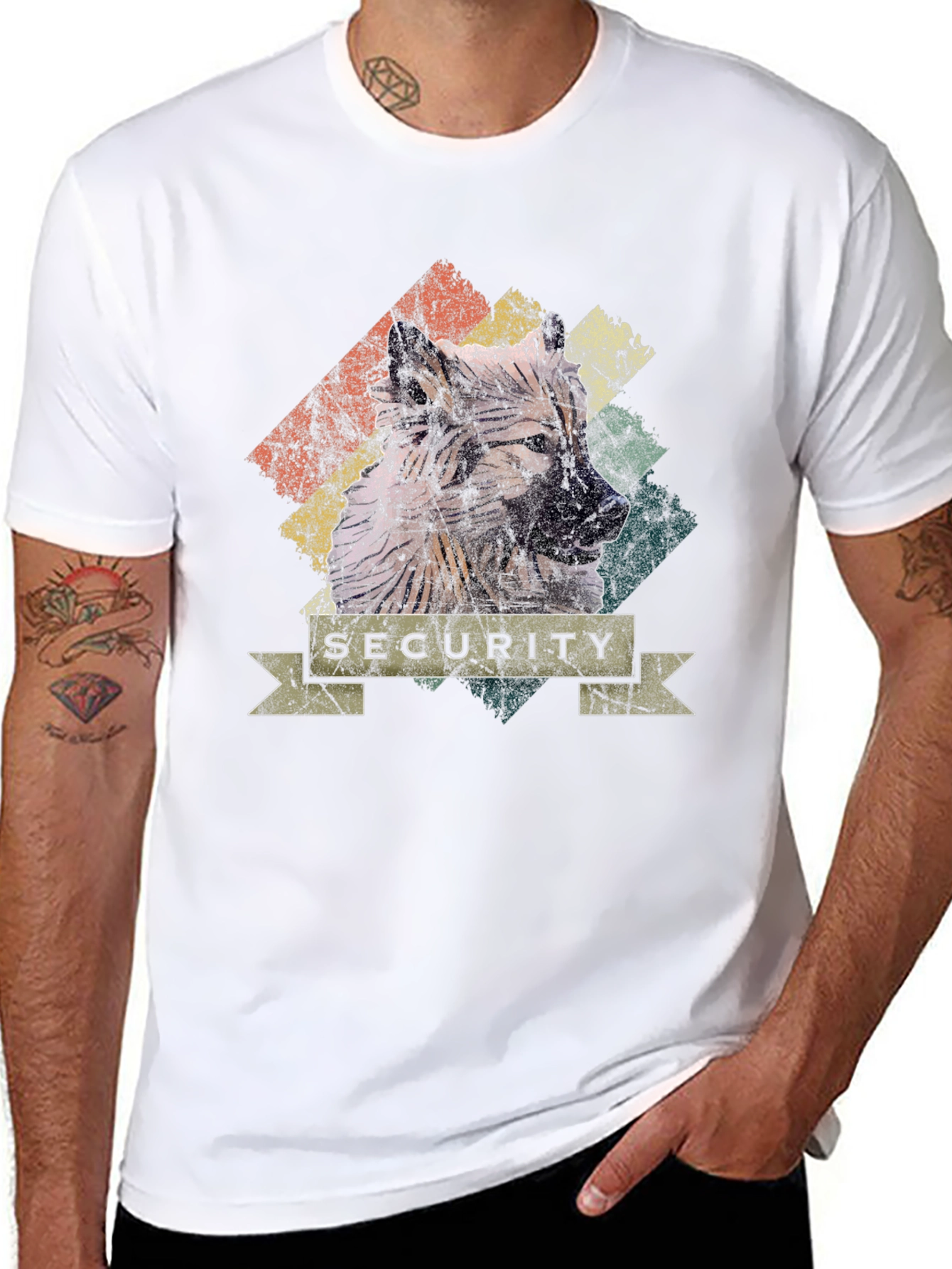 Security Dog Graphic T-Shirt