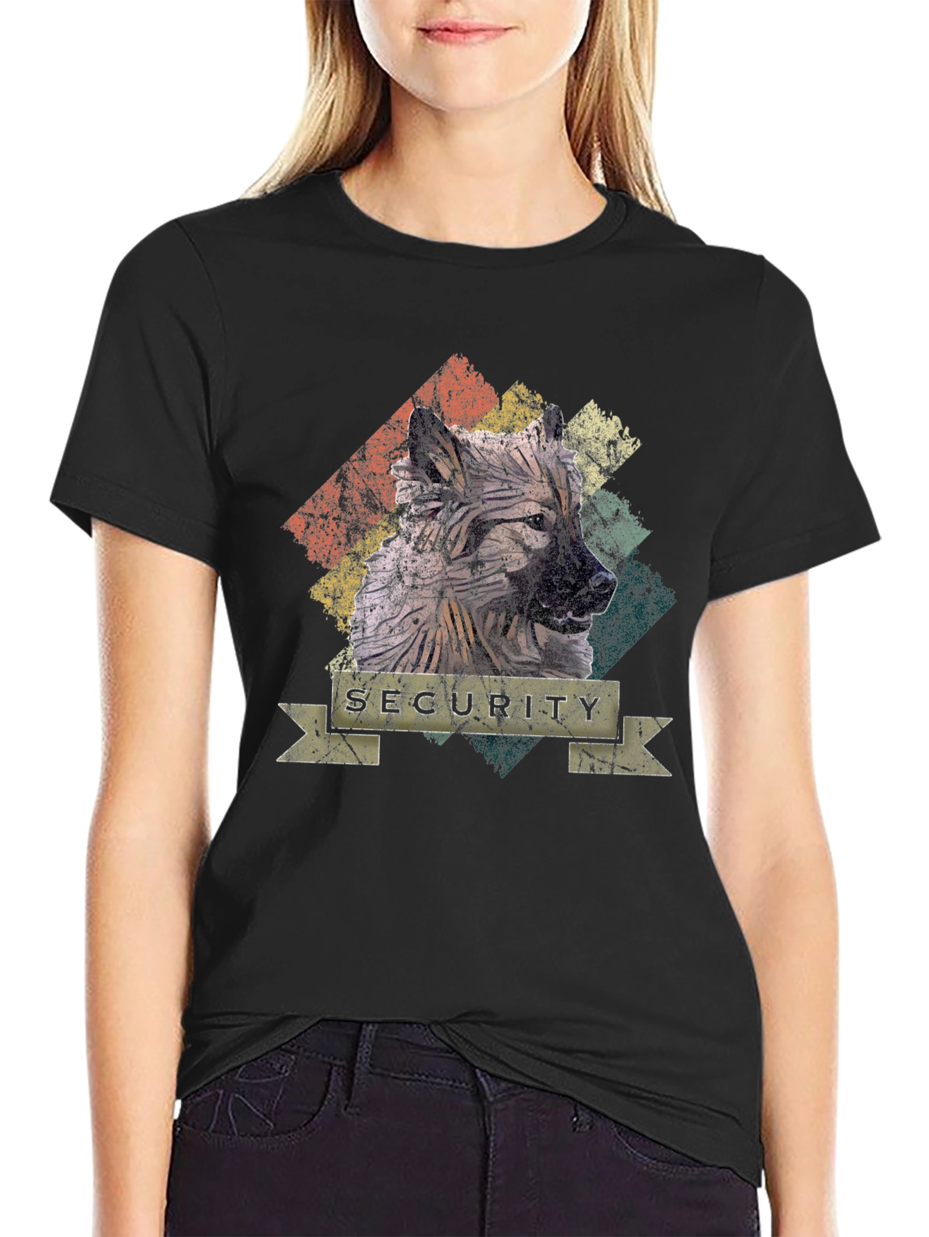 Security Dog Graphic T-Shirt