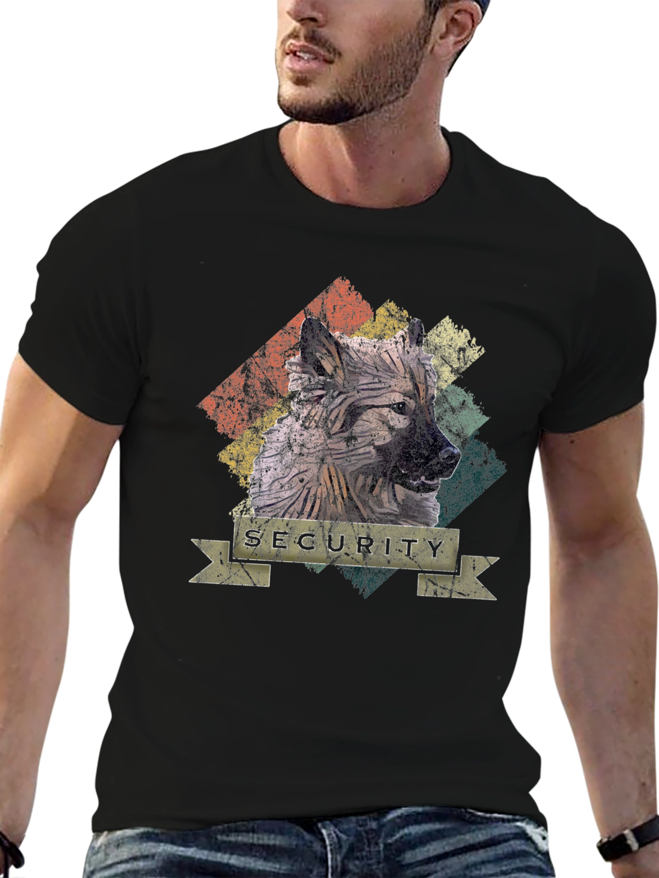 Security Dog Graphic T-Shirt