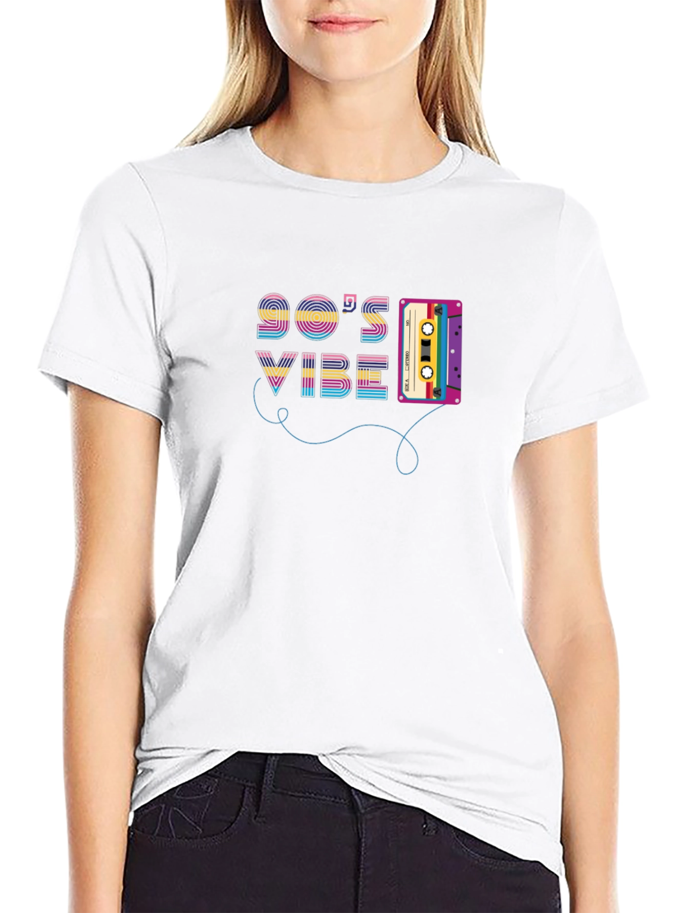 90s Vibe Cassette Tape Graphic T-Shirt