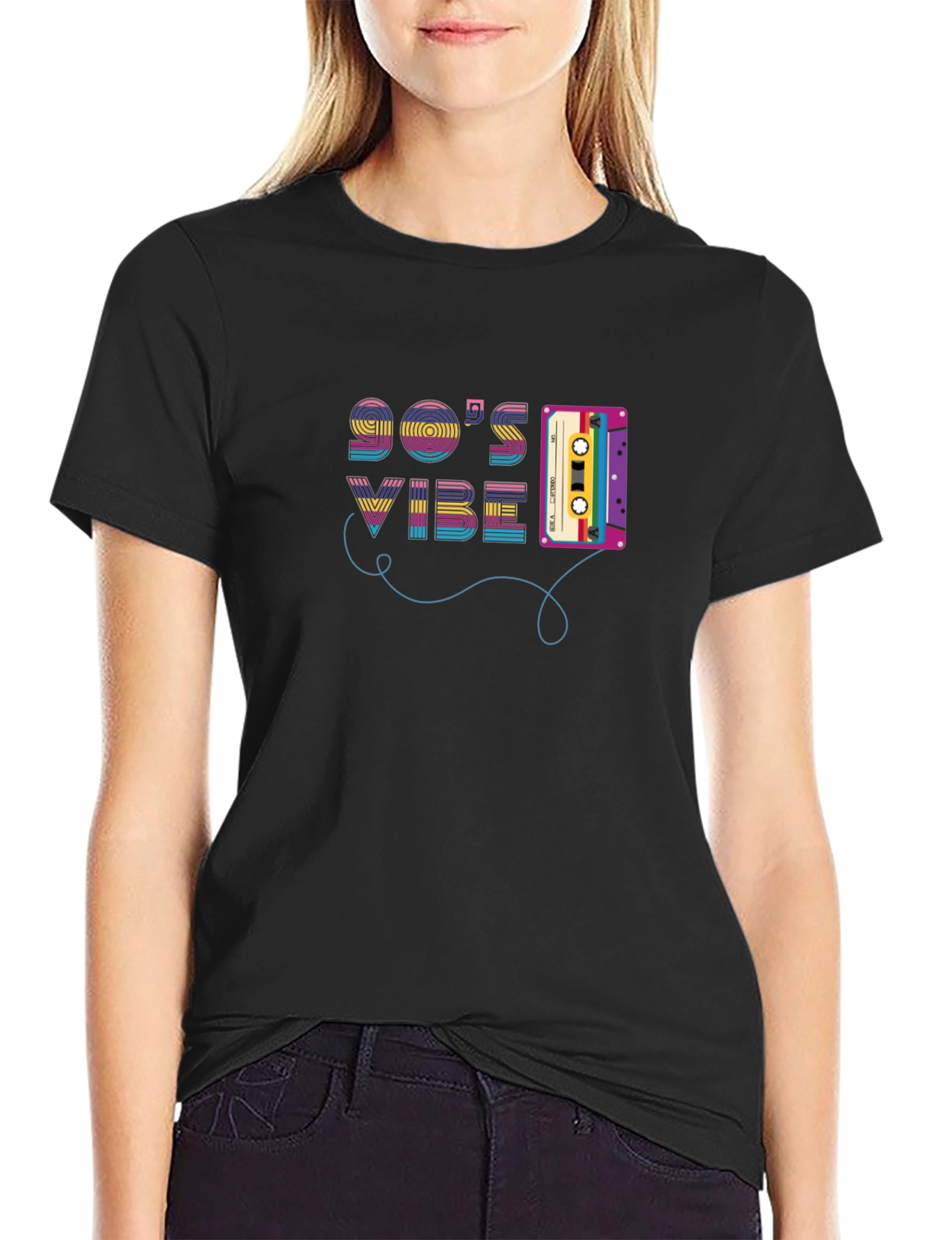90s Vibe Cassette Tape Graphic T-Shirt