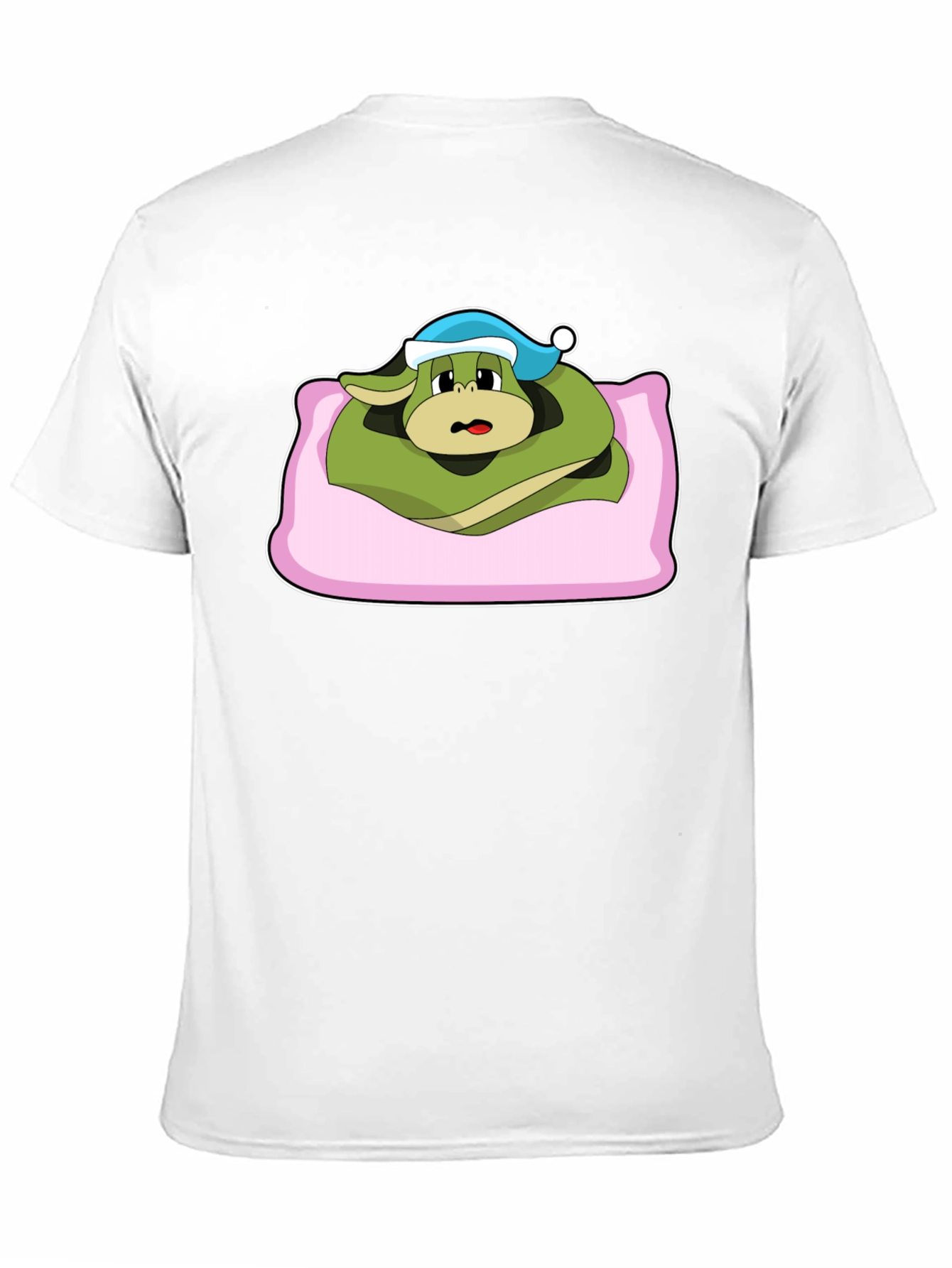 Sleepy Snake Cartoon T-Shirt