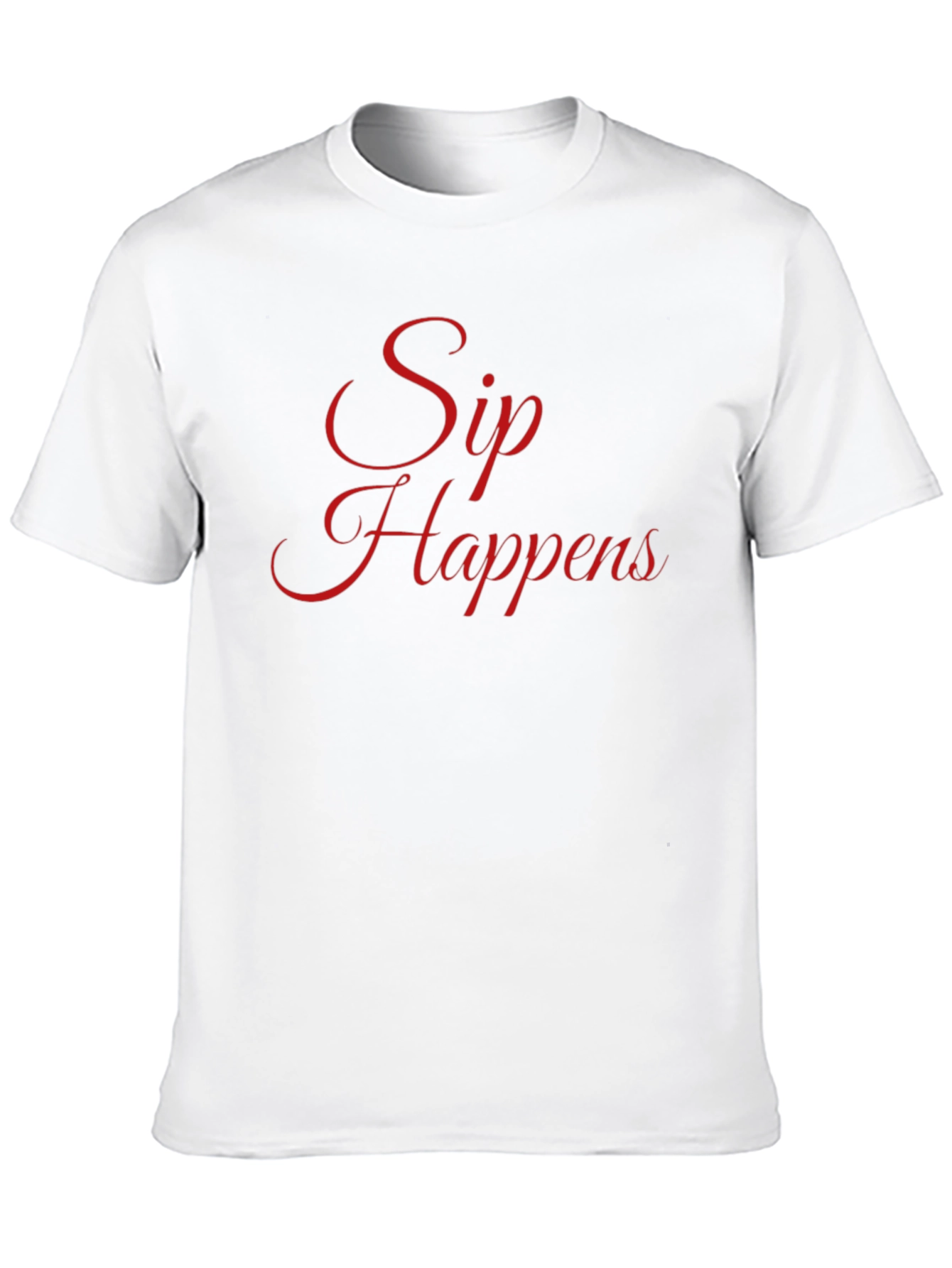 Sip Happens Black T-Shirt