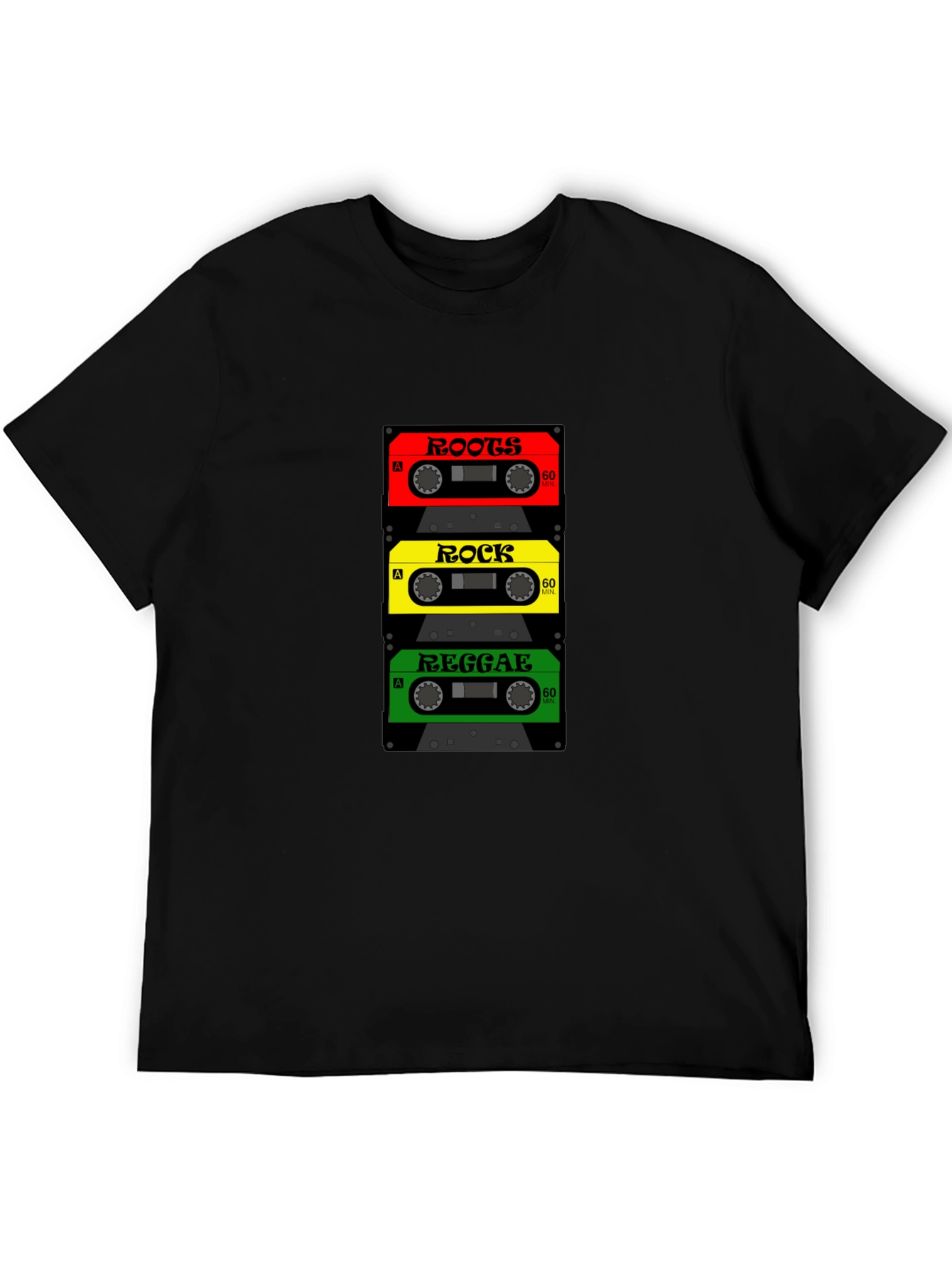 Roots Rock Reggae Cassette Tape T-Shirt