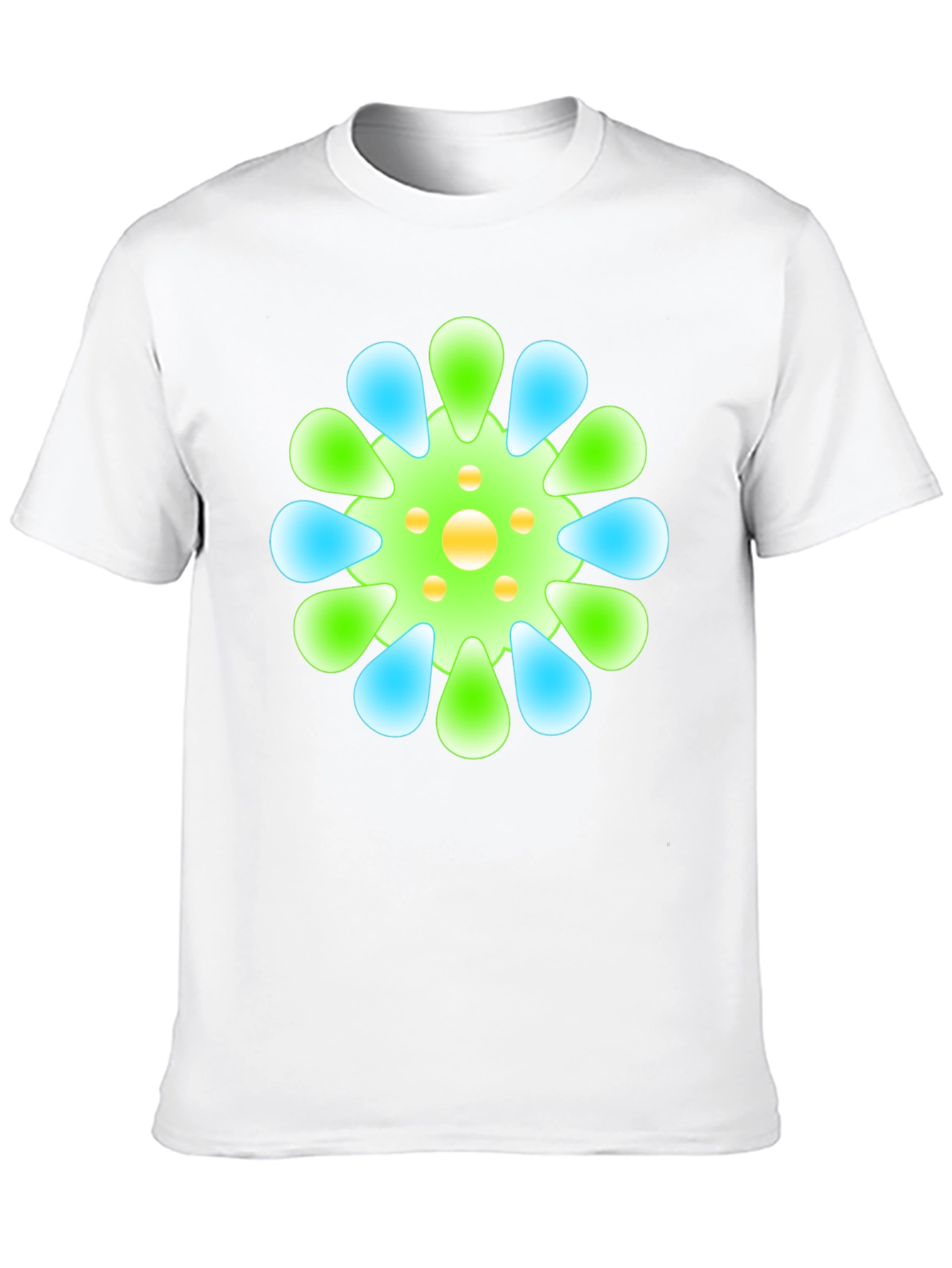 Funky Floral Tee - Black Graphic T-Shirt
