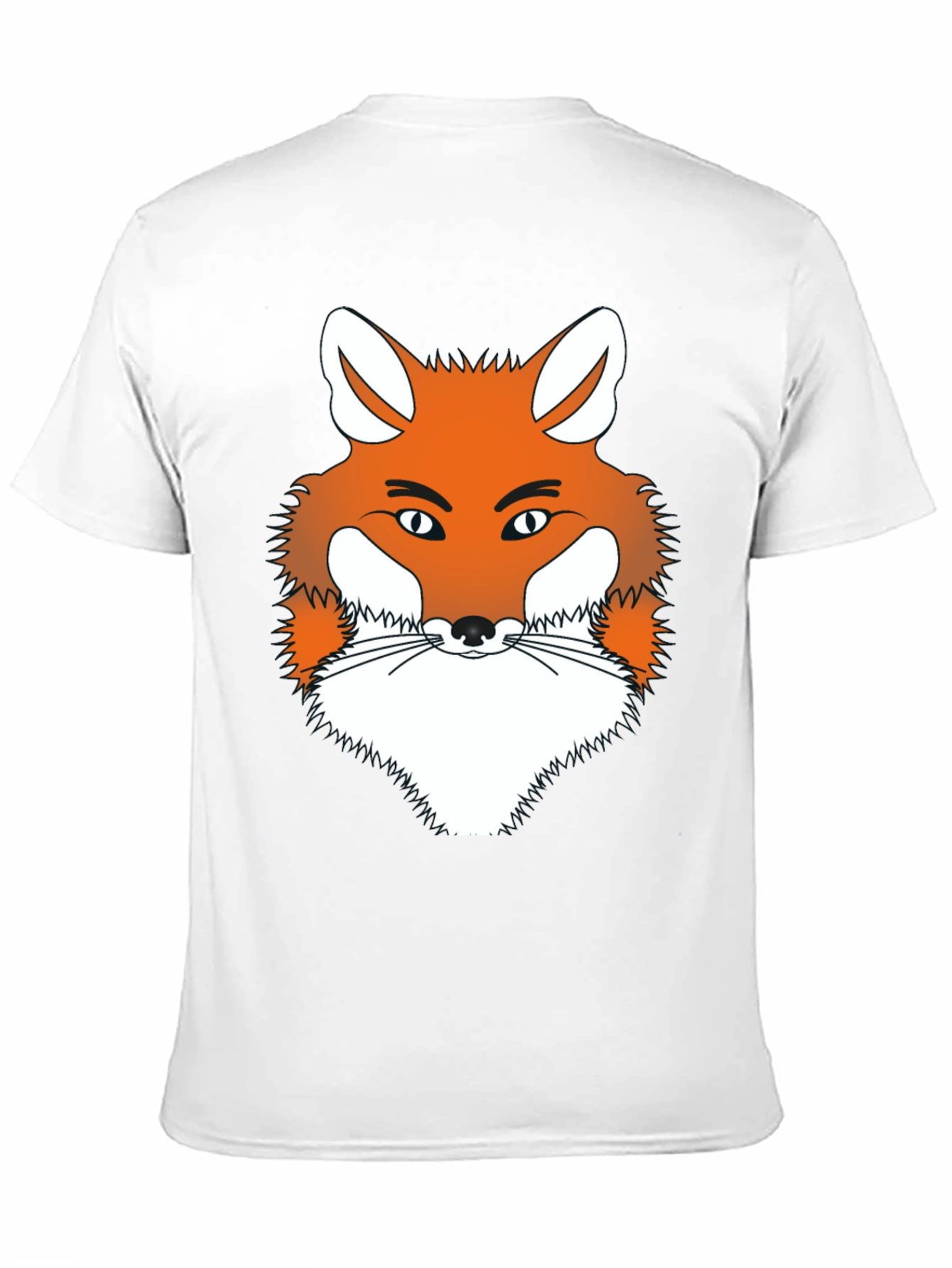 Fox Graphic Tee - Mens Black Crew Neck T-Shirt