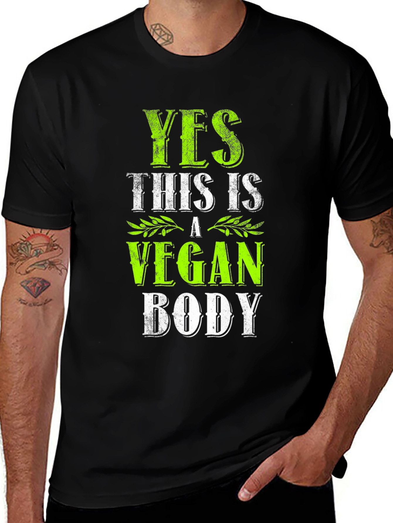 Vegan Body T-Shirt - Plant Based Lifestyle Tee