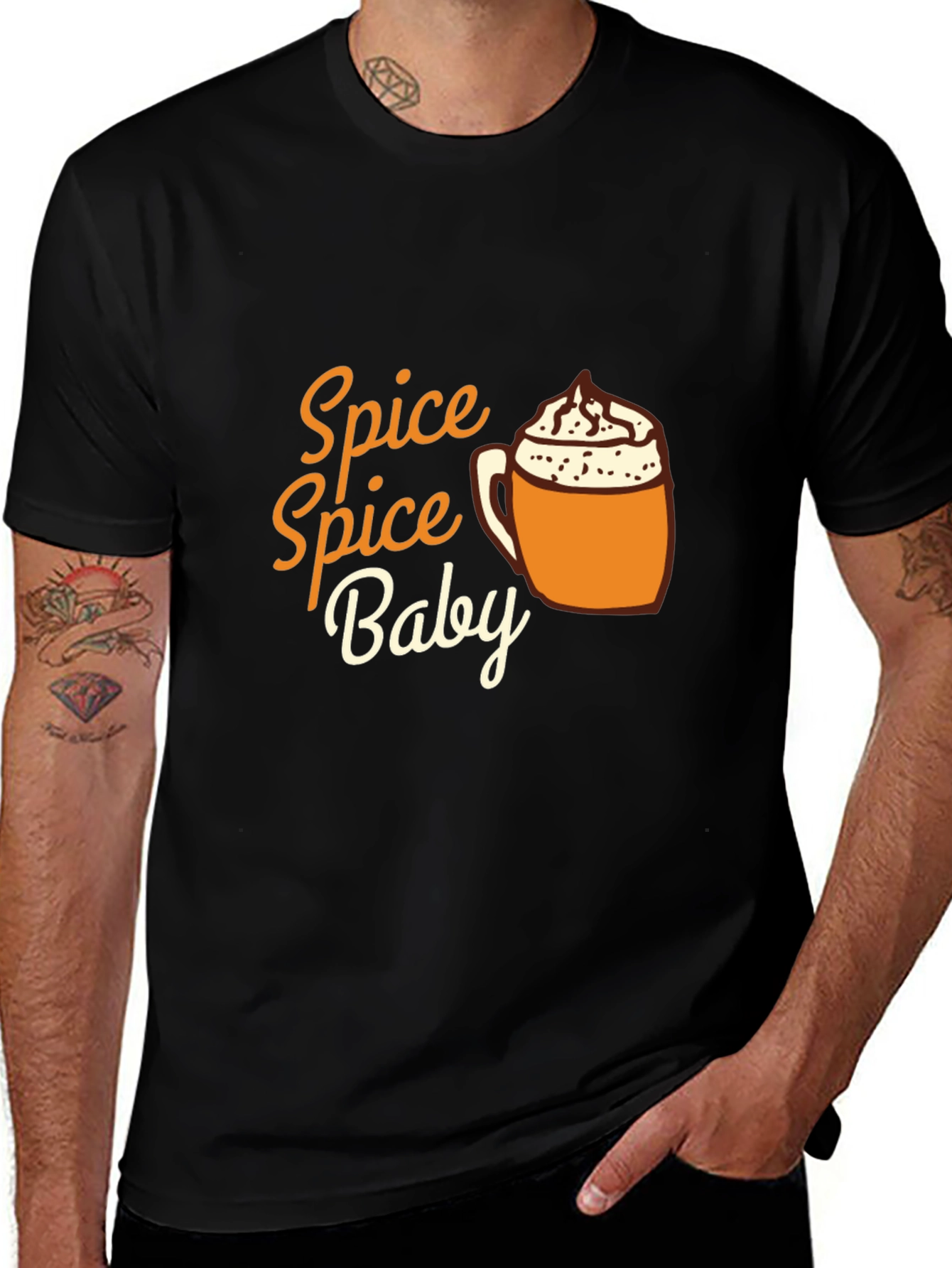 Spice Spice Baby Tee - Pumpkin Latte Season