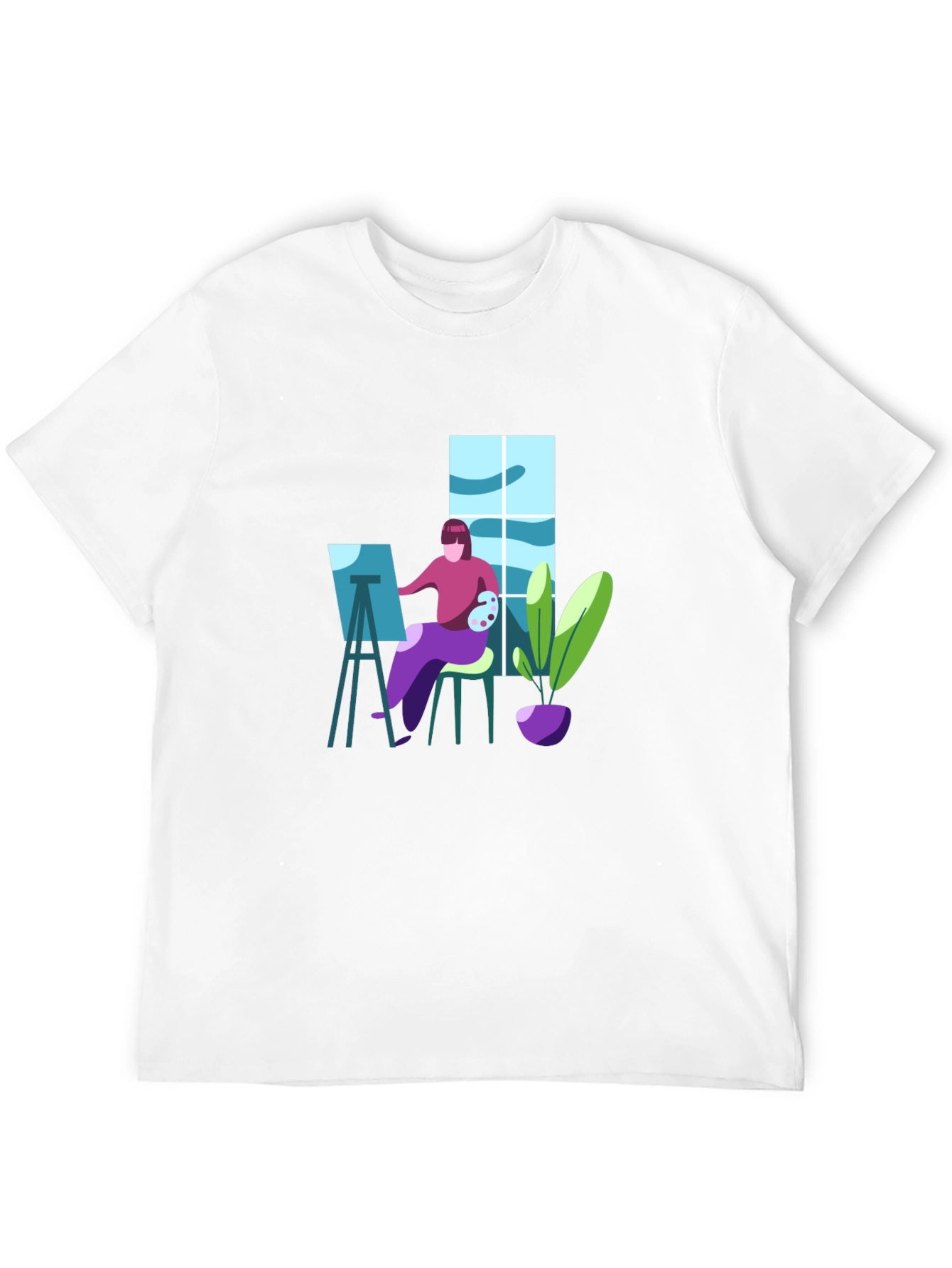 Artist Graphic T-Shirt - Painter Design Tee