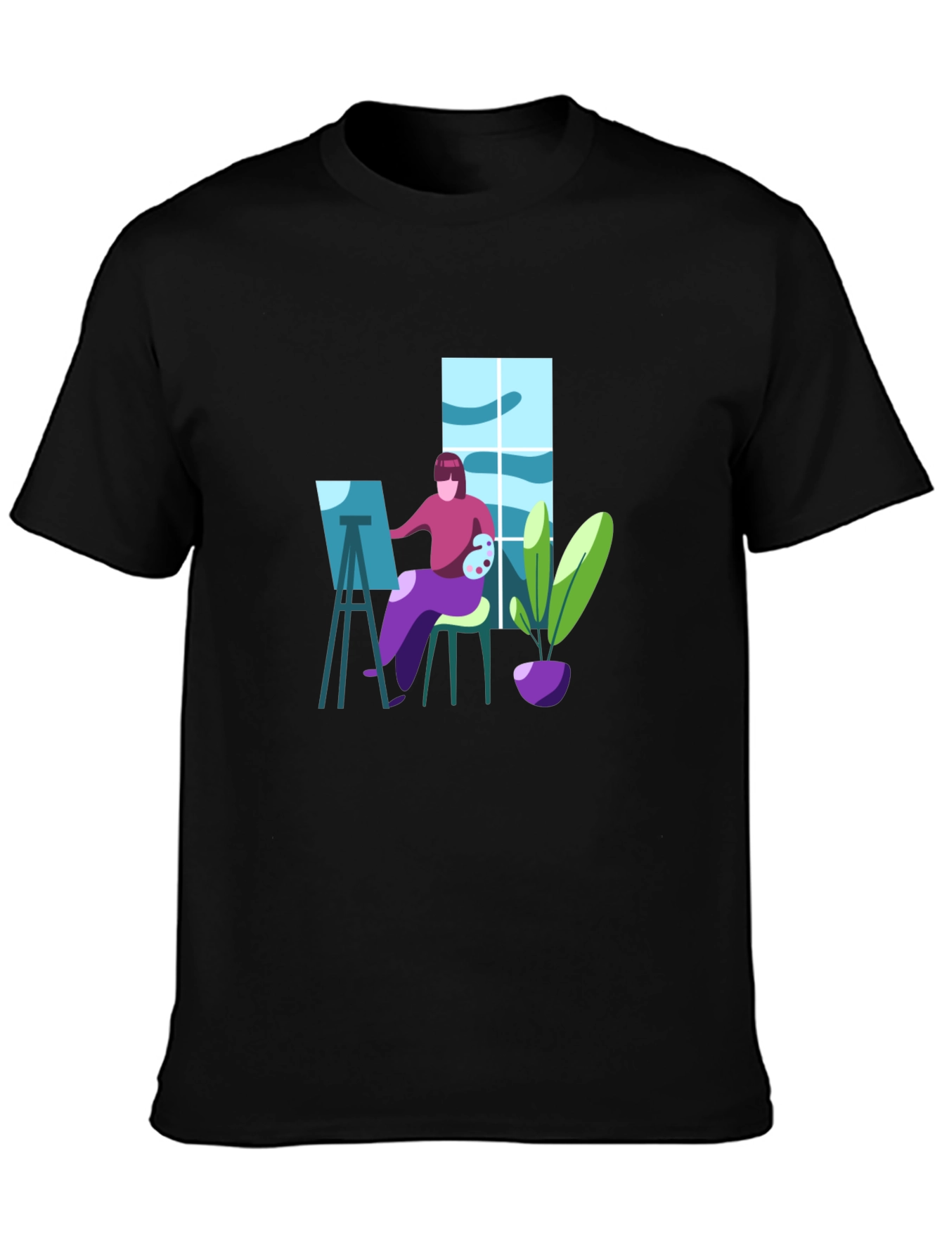 Artist Graphic T-Shirt - Painter Design Tee