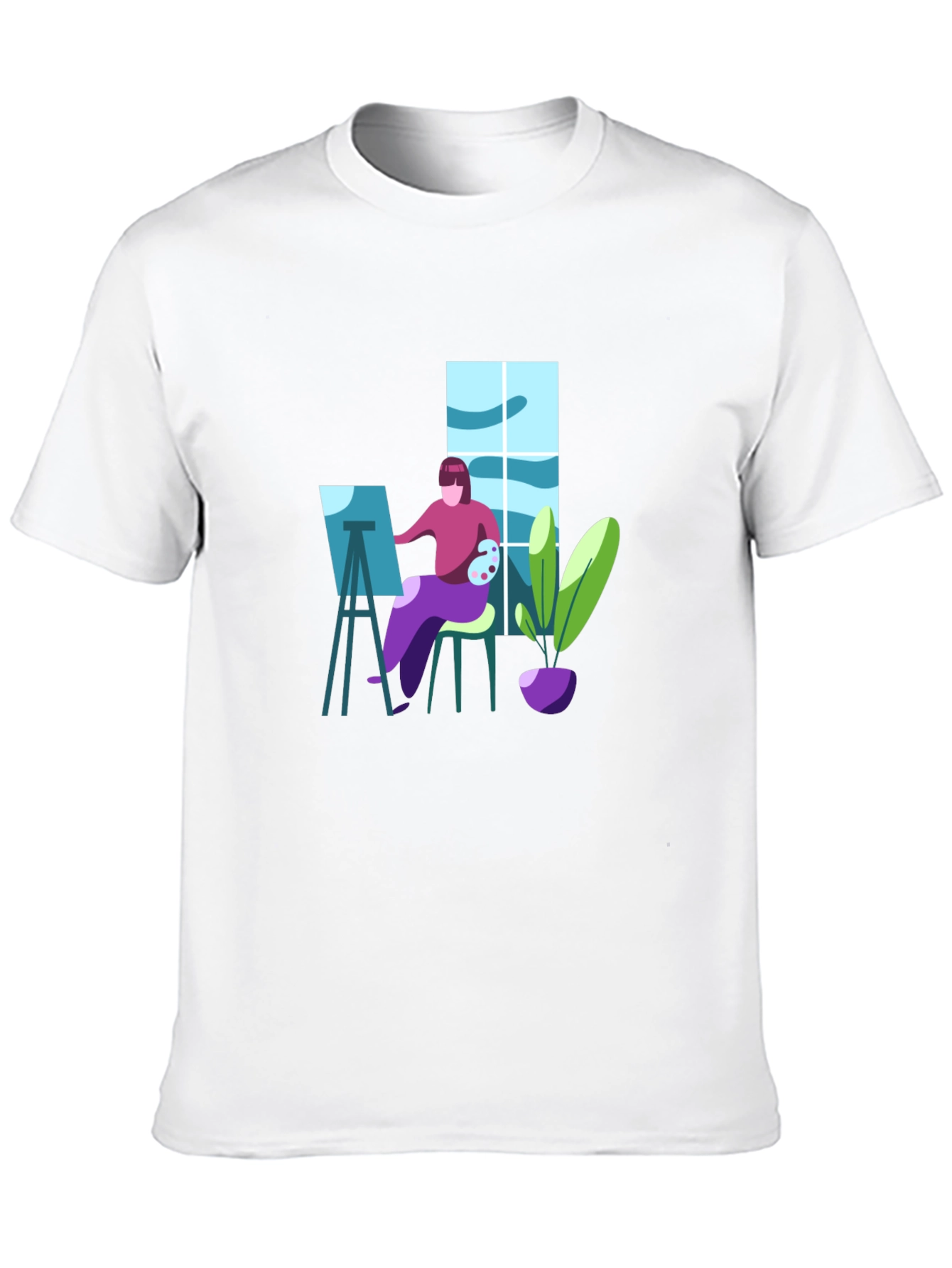 Artist Graphic T-Shirt - Painter Design Tee