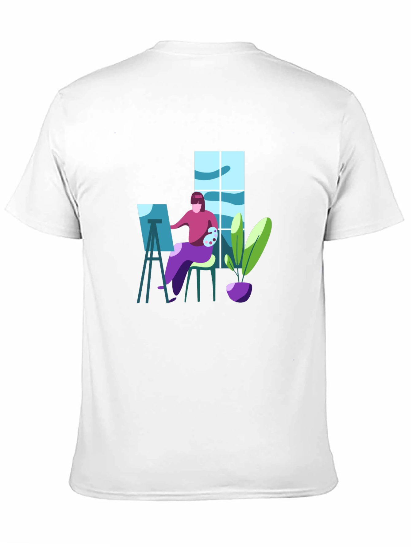 Artist Graphic T-Shirt - Painter Design Tee