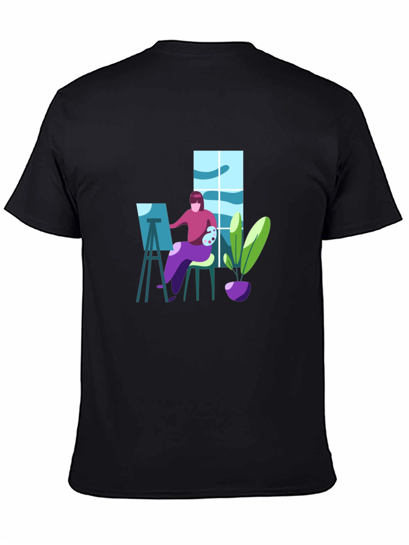 Artist Graphic T-Shirt - Painter Design Tee