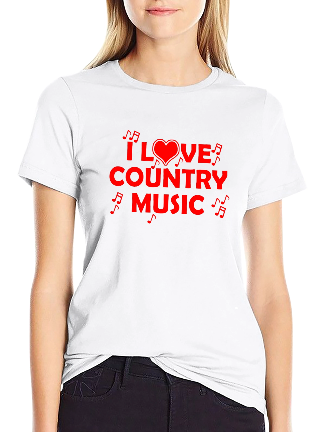 I Love Country Music Graphic Tee