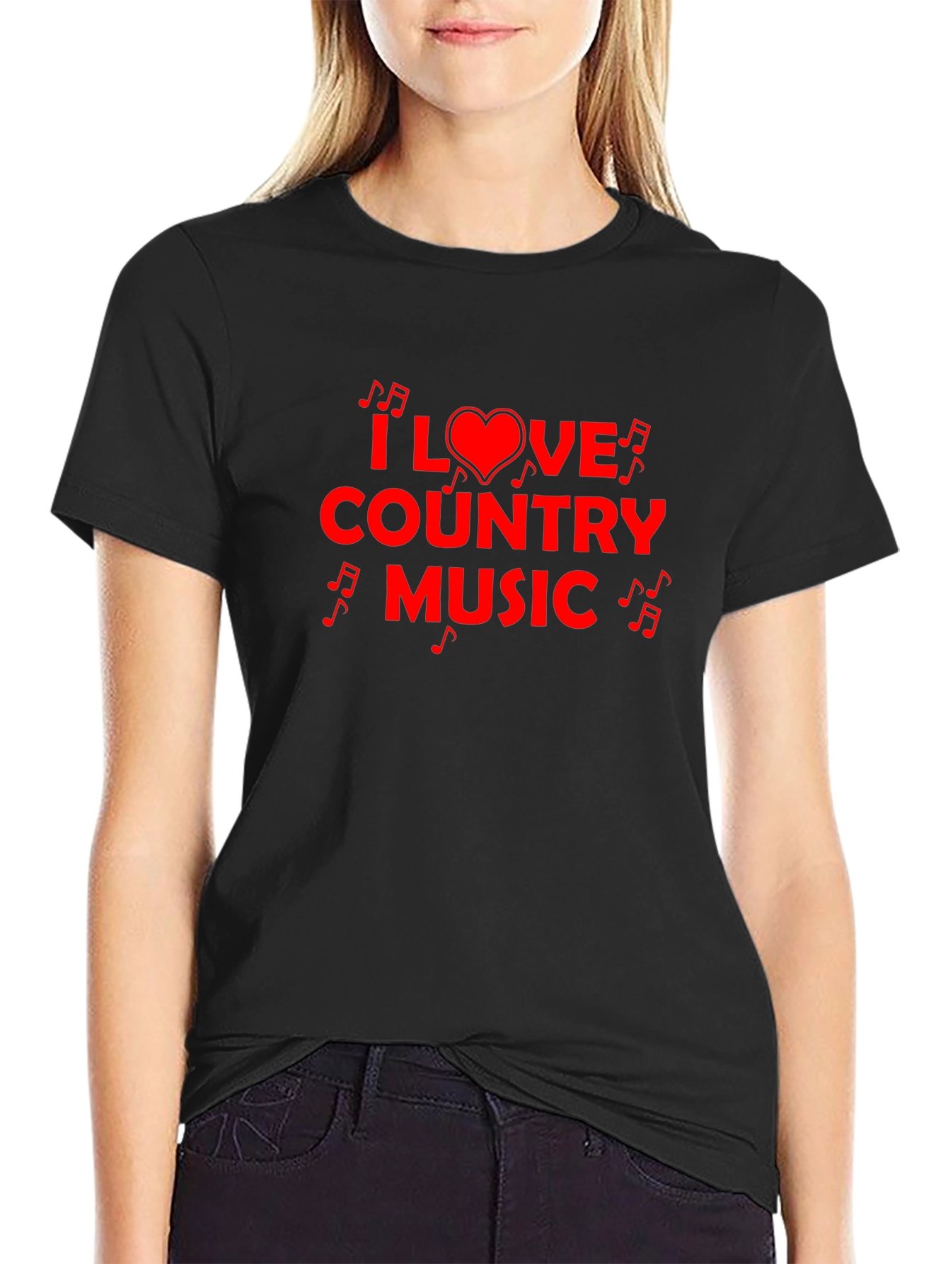 I Love Country Music Graphic Tee